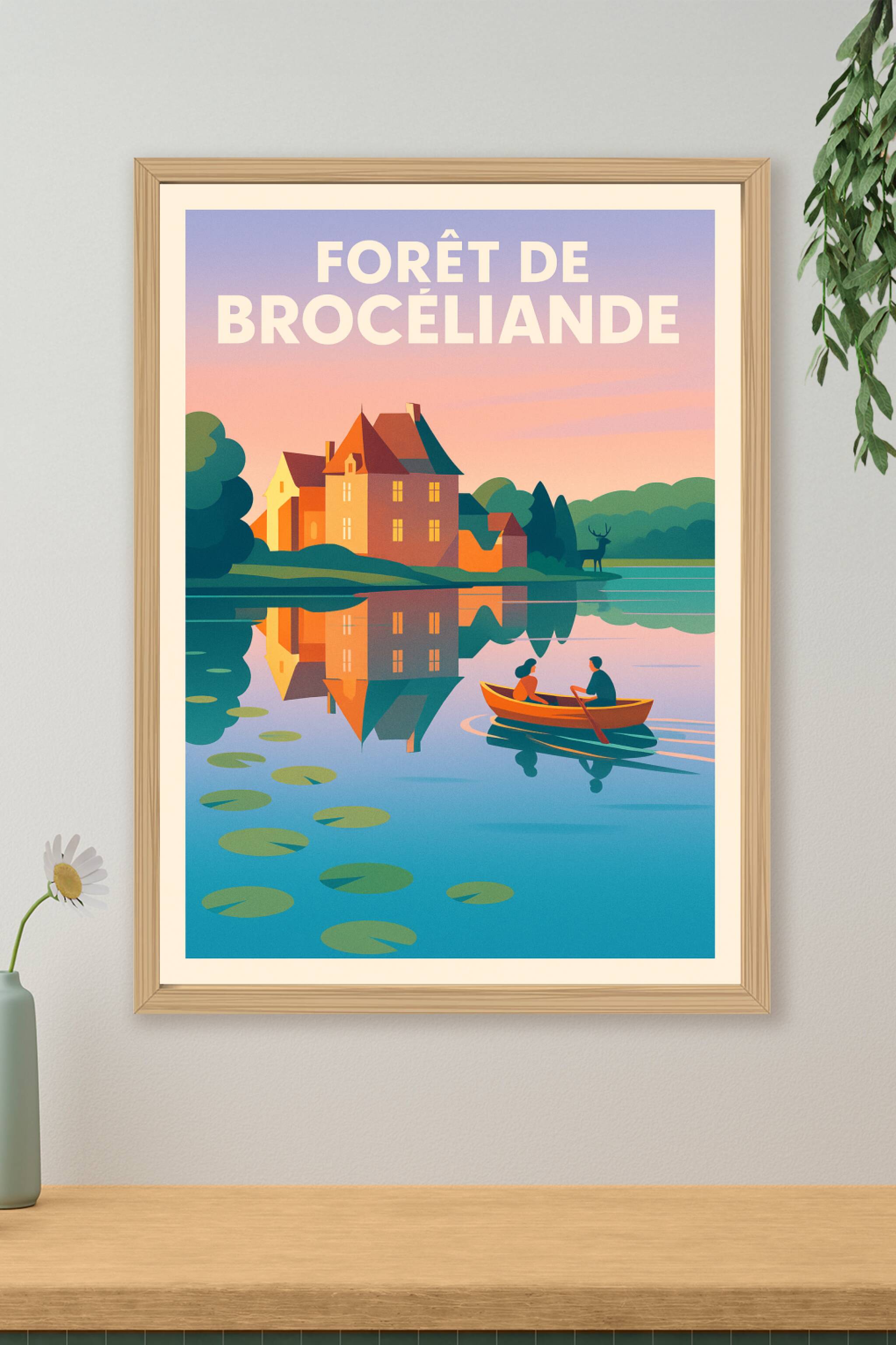 Affiche de Forêt de Brocéliande - Évadez-vous au cœur du mythe arthurien