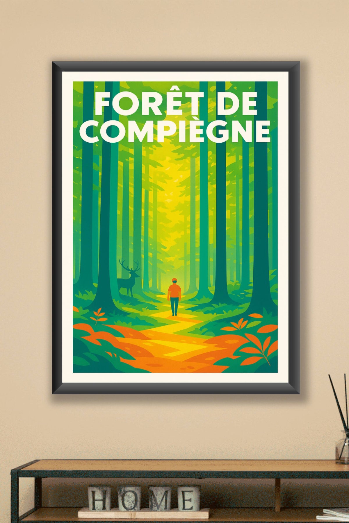 Affiche de Forêt de Compiègne - Une immersion poétique au cœur de la nature