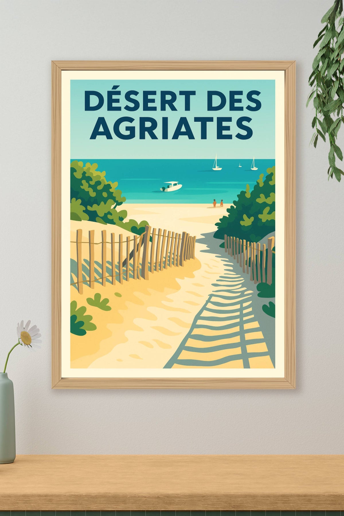 Affiche de Désert des Agriates - L'éclat sauvage du littoral corse