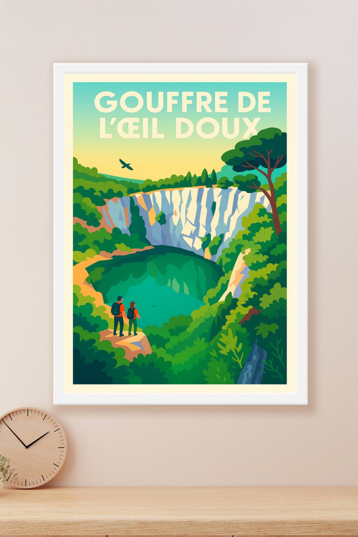 Affiche de Gouffre de l'Œil Doux - L'émeraude sauvage du Massif de la Clape