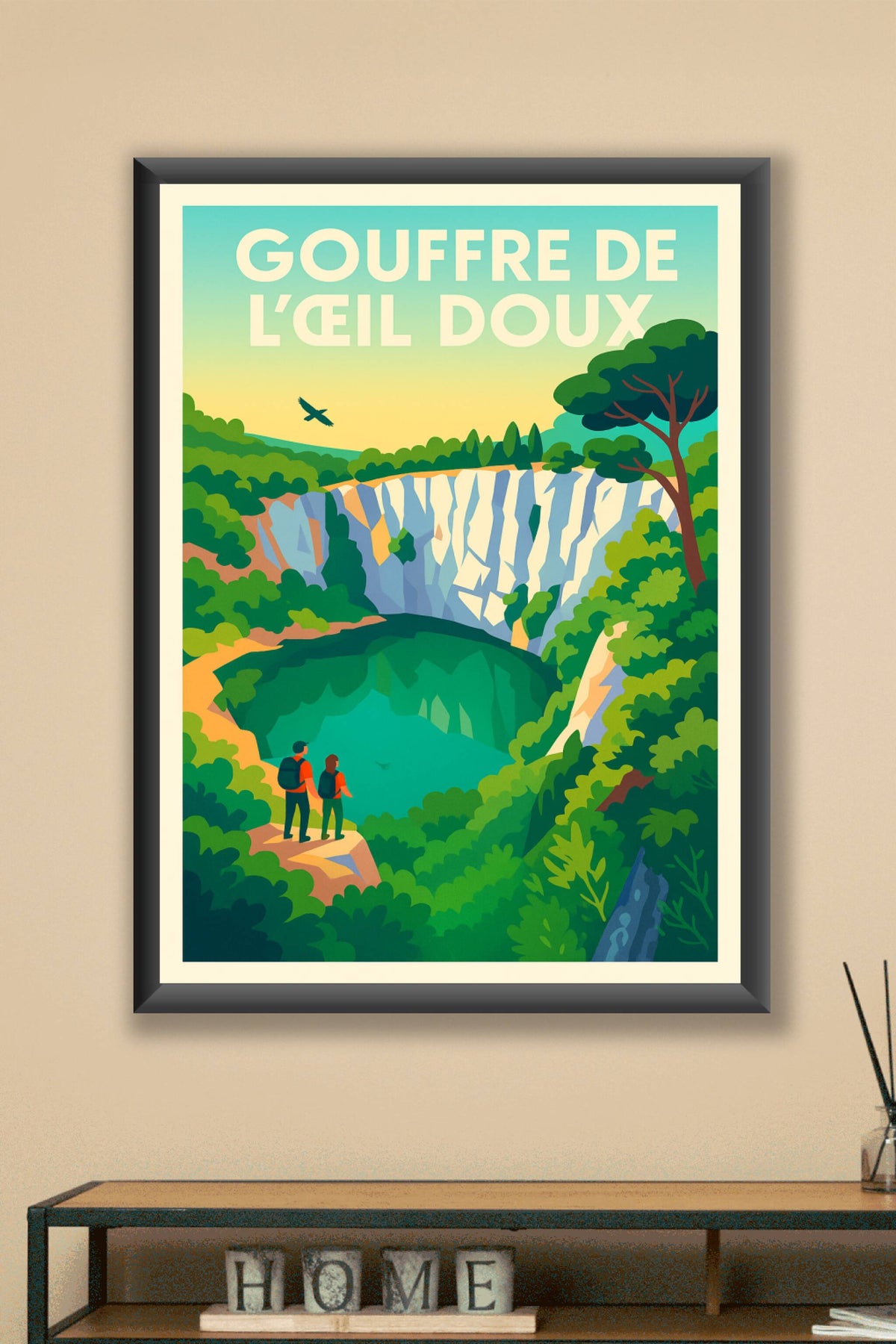 Affiche de Gouffre de l'Œil Doux - L'émeraude sauvage du Massif de la Clape