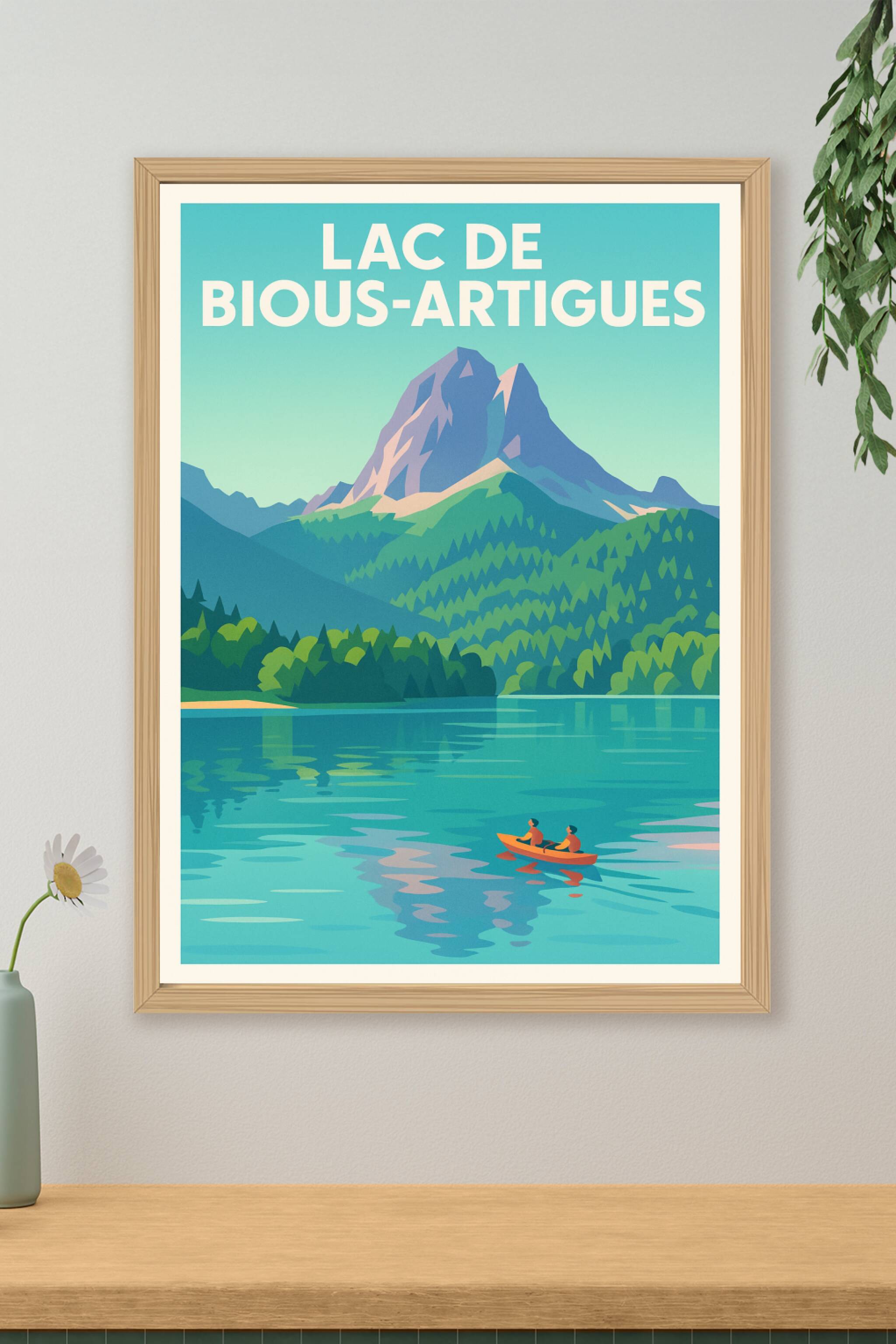 Affiche de Lac de Bious-Artigues - L'écrin sauvage des Pyrénées