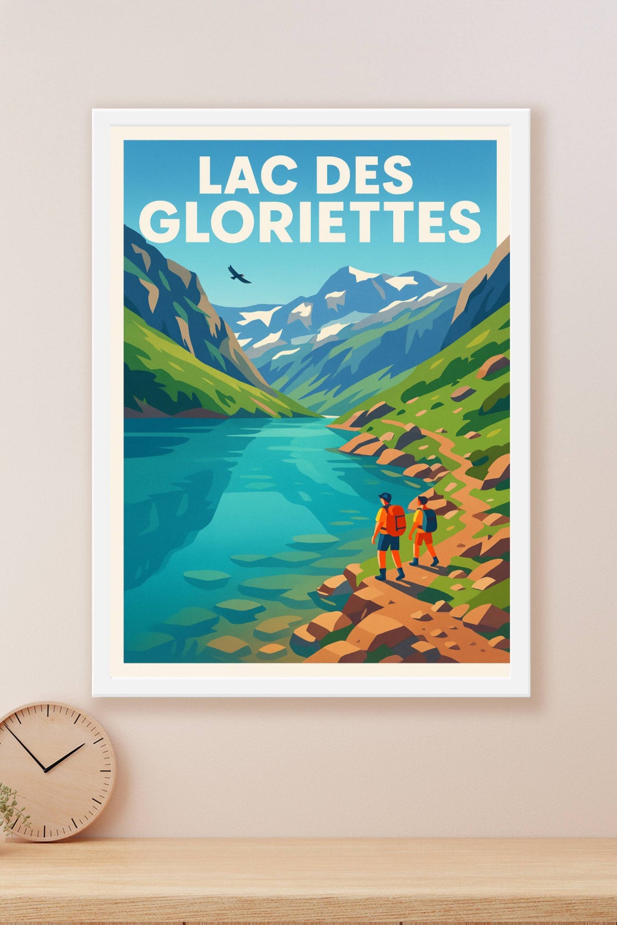 Affiche de Lac des Gloriettes - L'éclat des Pyrénées dans votre décoration