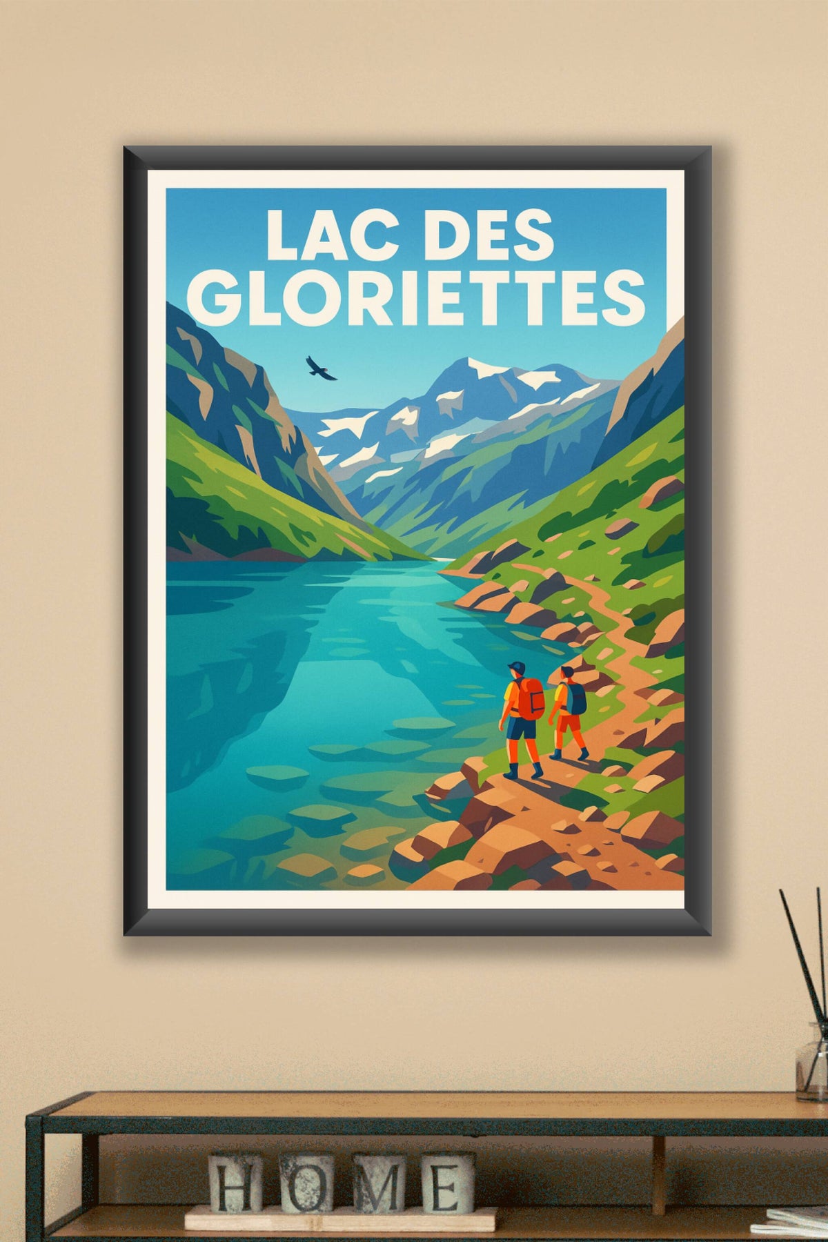 Affiche de Lac des Gloriettes - L'éclat des Pyrénées dans votre décoration
