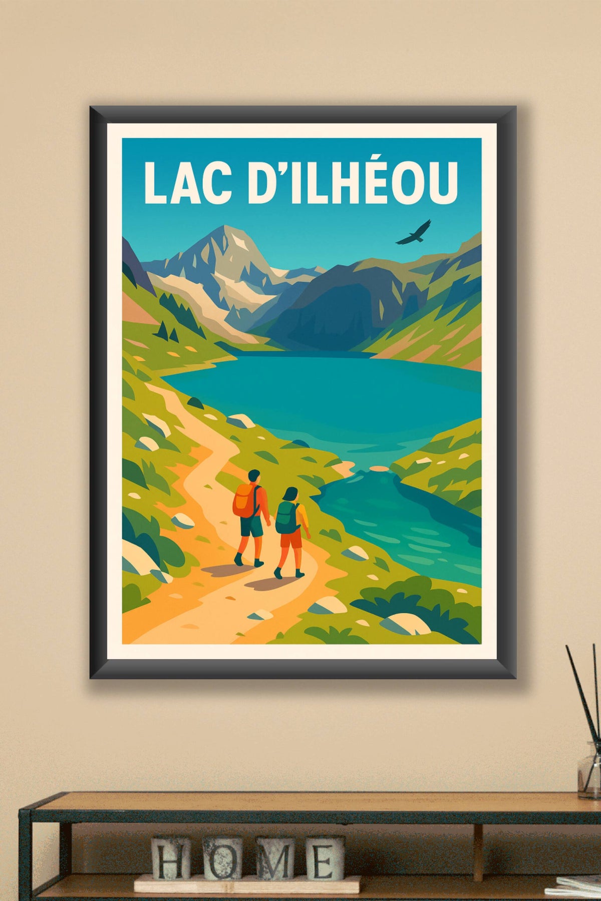 Affiche de Lac d'Ilhéou - Évasion sauvage au cœur des Pyrénées