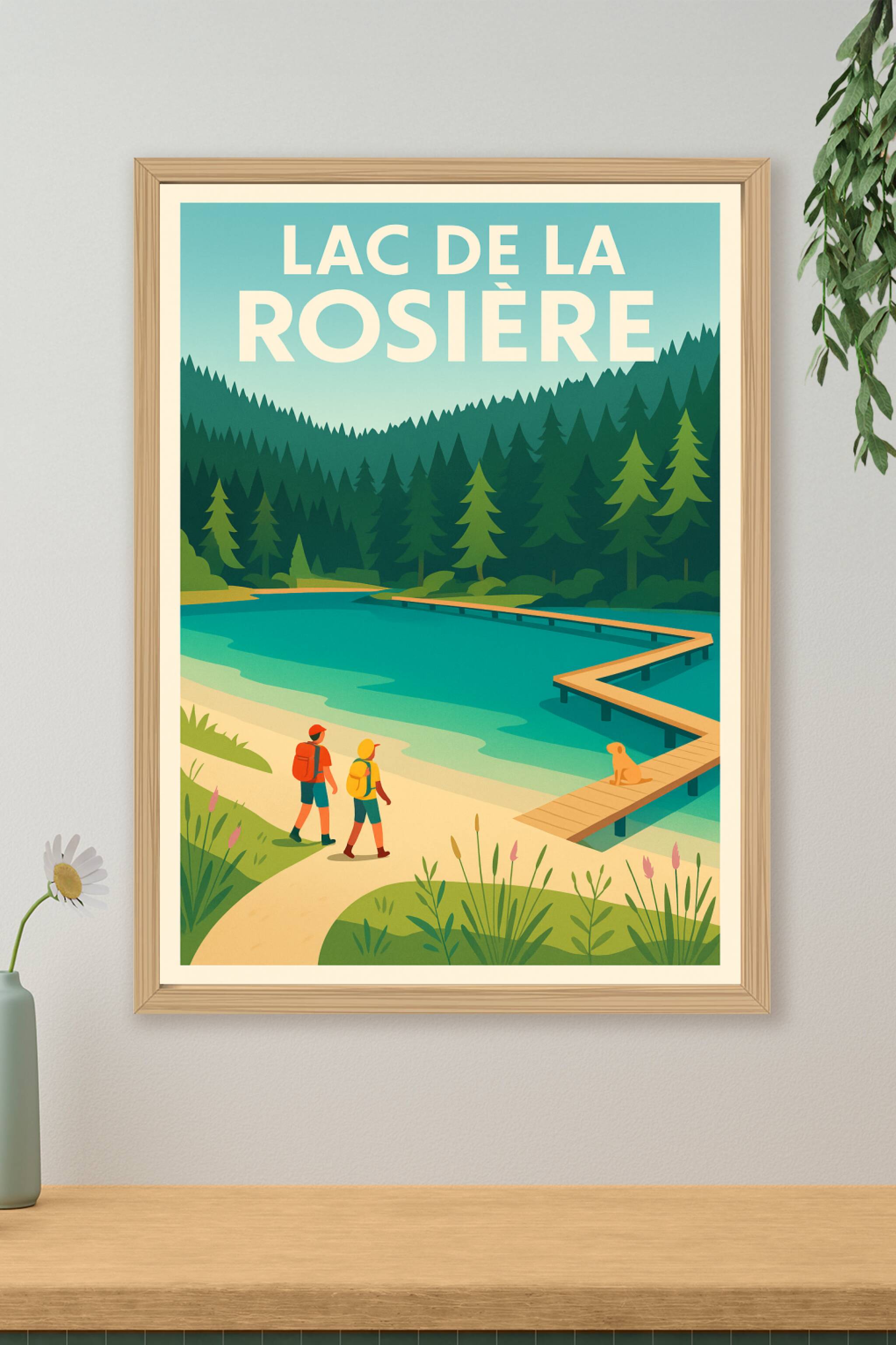 Affiche de Lac de la Rosière - Évasion nature au cœur des Alpes