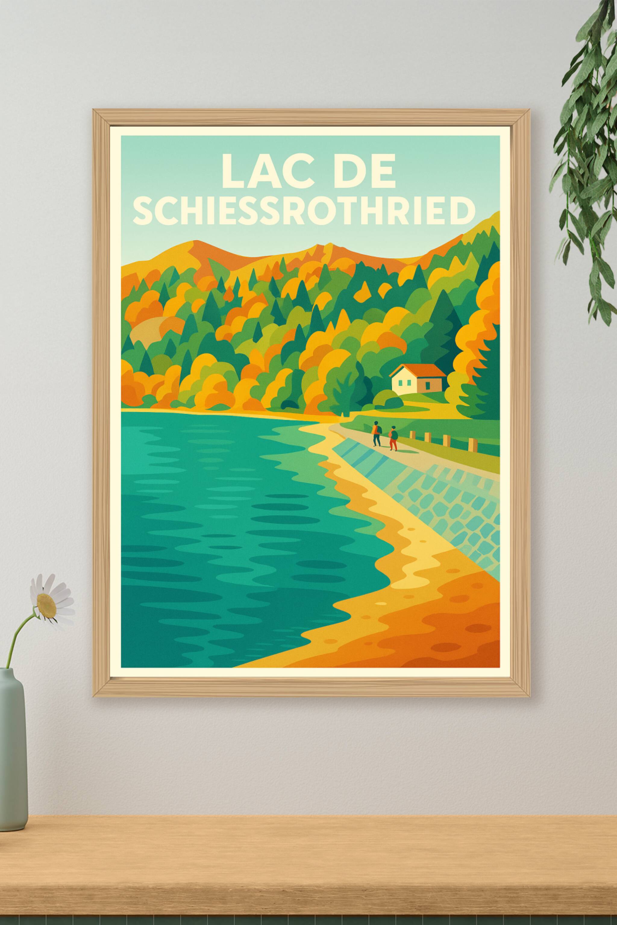 Affiche de Lac de Schiessrothried - L'éclat automnal au cœur des Vosges