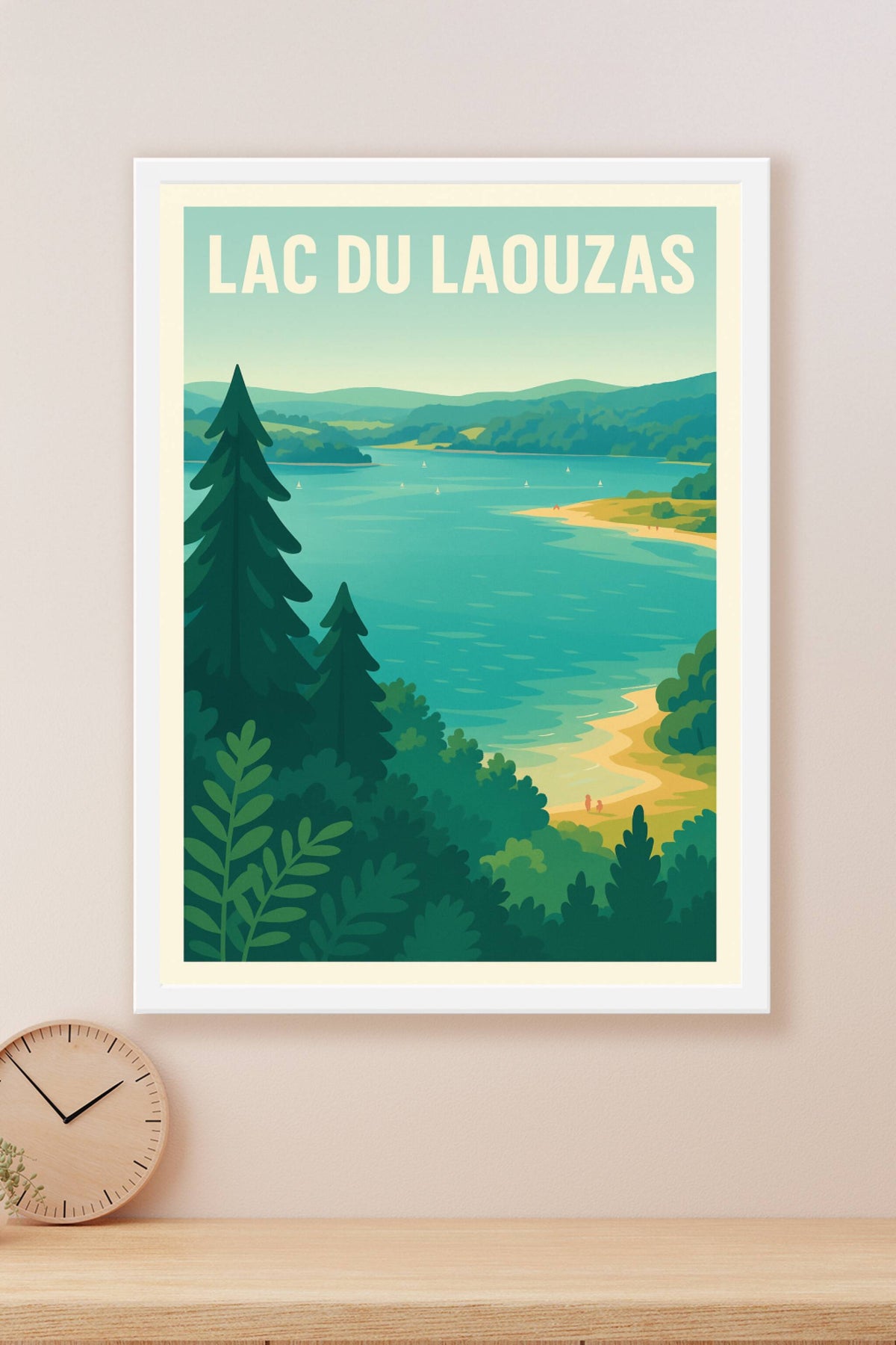 Affiche de Lac du Laouzas - Évasion naturelle au cœur du Tarn