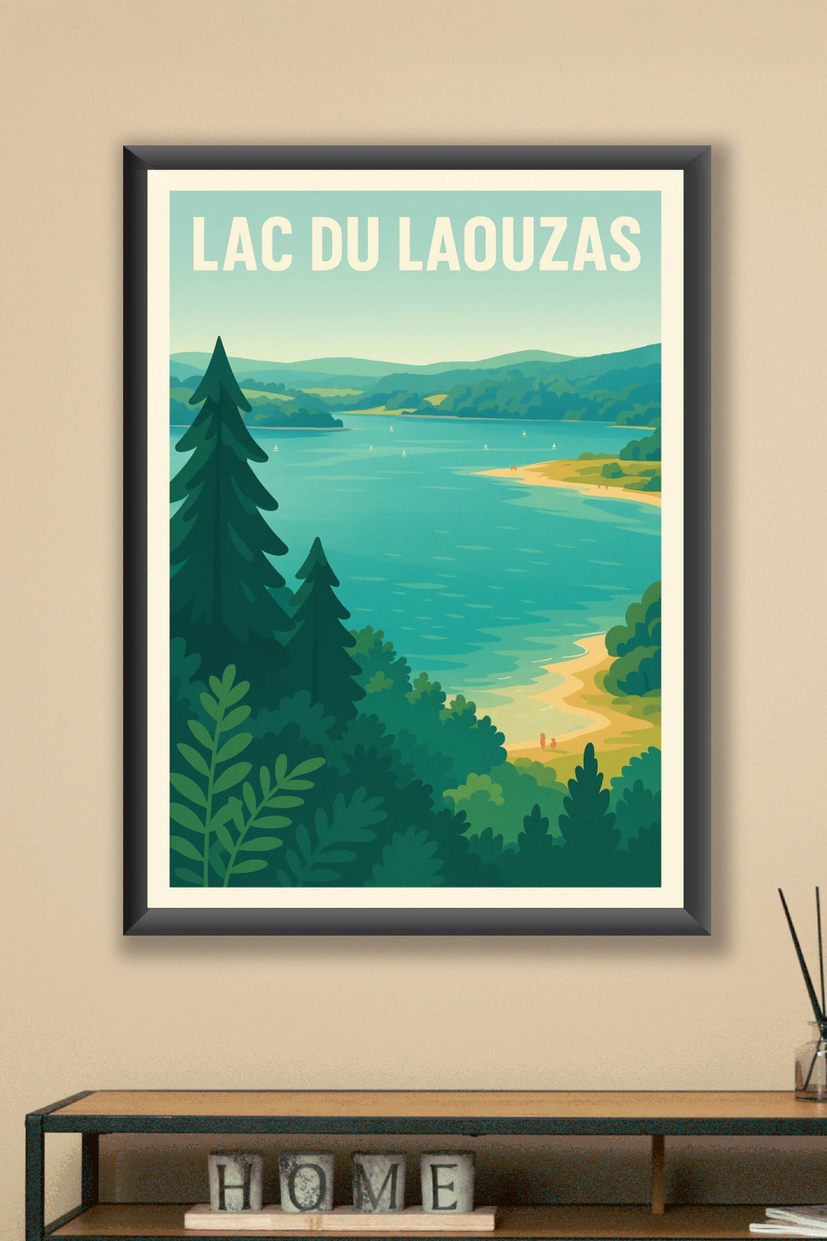 Affiche de Lac du Laouzas - Évasion naturelle au cœur du Tarn