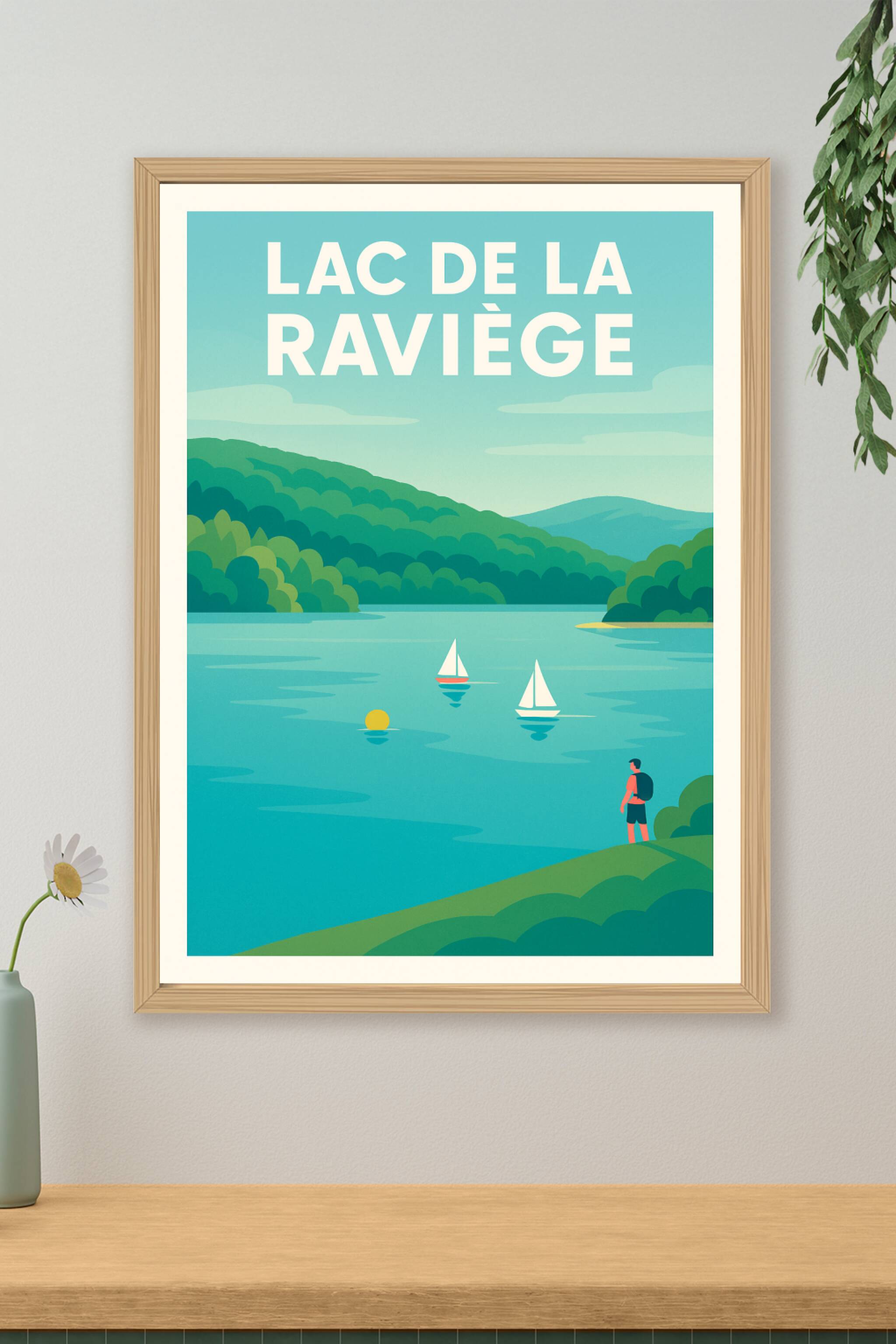 Affiche de Lac de la Raviège - L'évasion nature au cœur du Haut-Languedoc