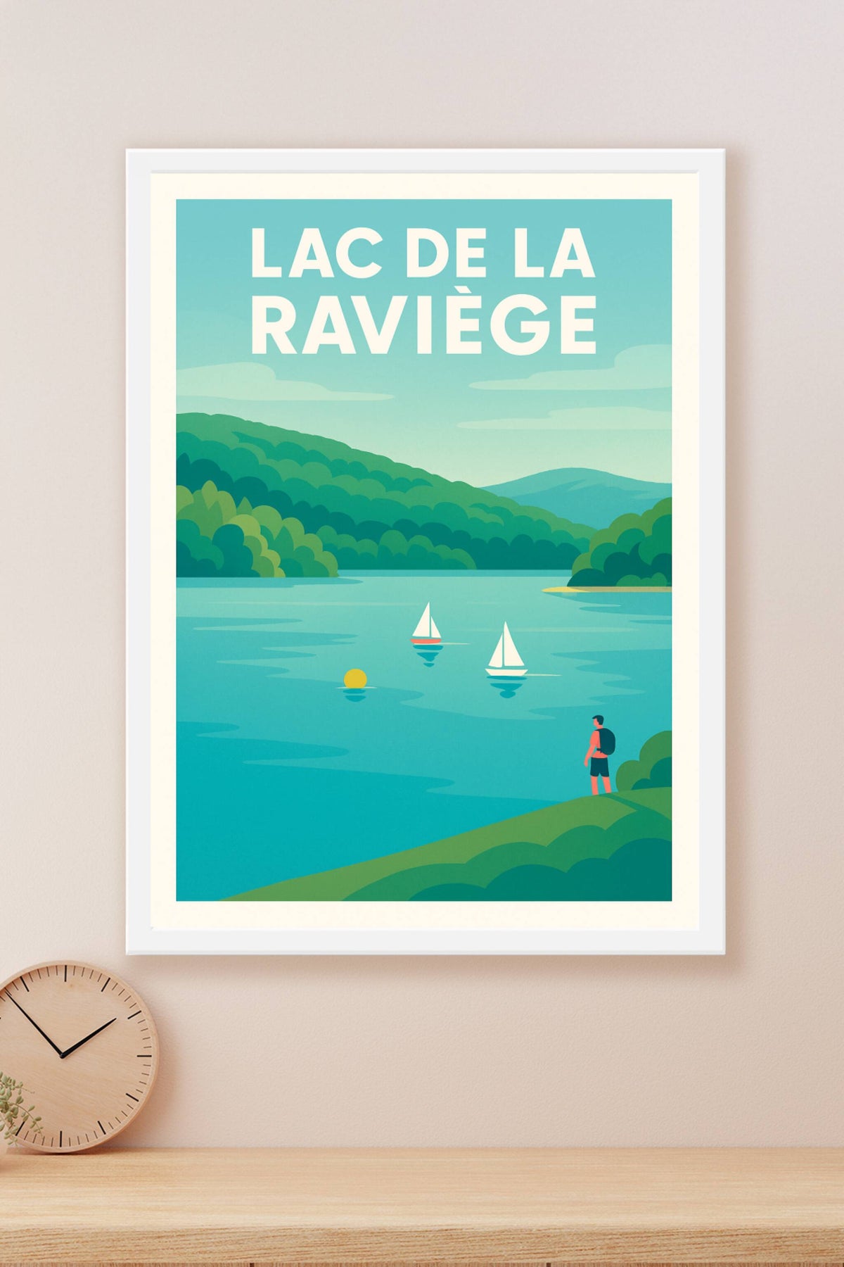Affiche de Lac de la Raviège - L'évasion nature au cœur du Haut-Languedoc