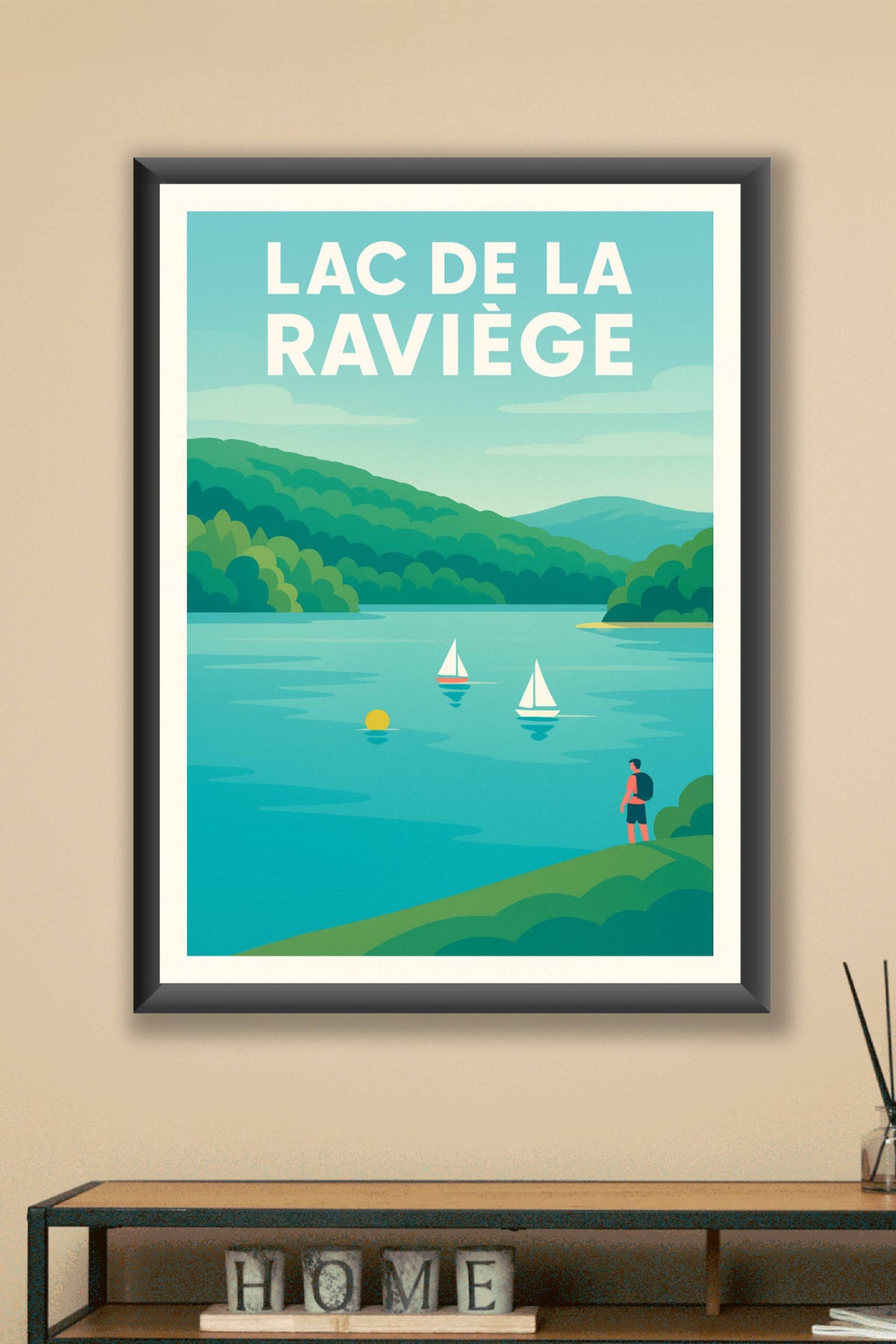 Affiche de Lac de la Raviège - L'évasion nature au cœur du Haut-Languedoc