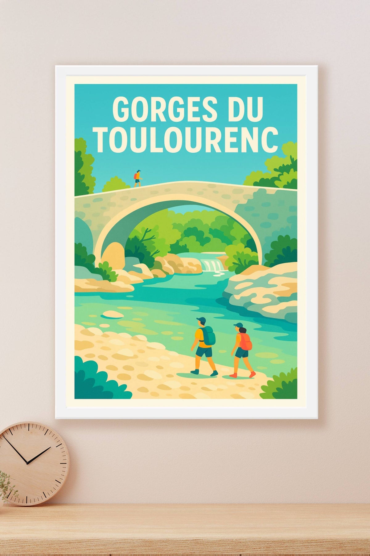 Affiche de Gorges du Toulourenc - Une évasion rafraîchissante au pied du Mont Ventoux
