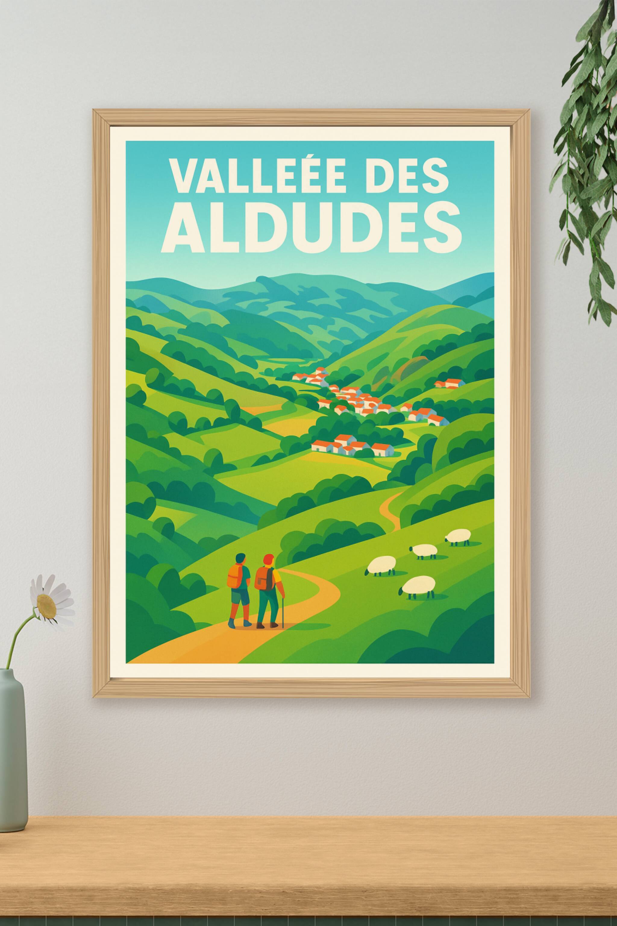 Affiche de Vallée des Aldudes - L'âme authentique du Pays Basque