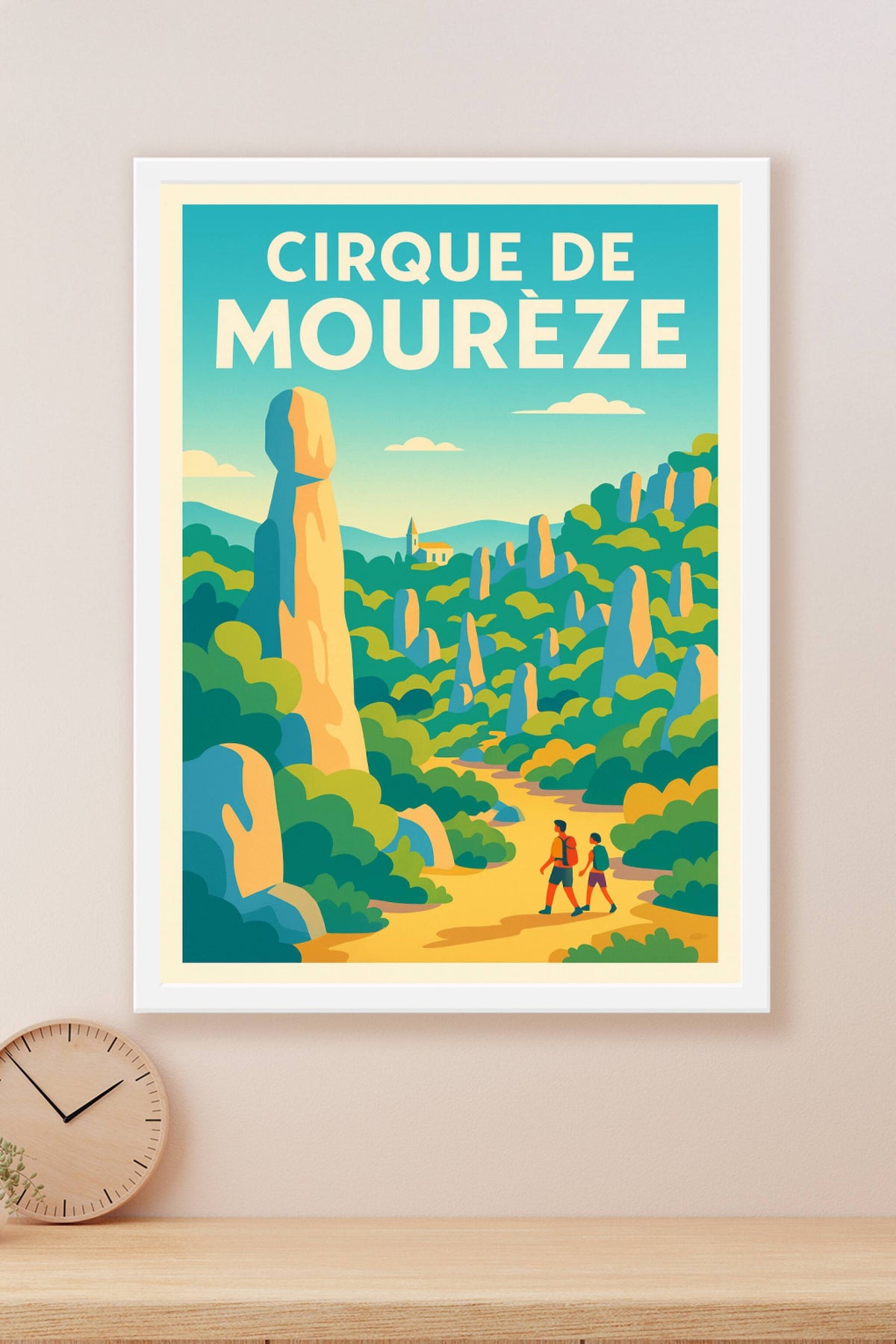 Affiche de Cirque de Mourèze - Évadez-vous au cœur des roches dolomitiques