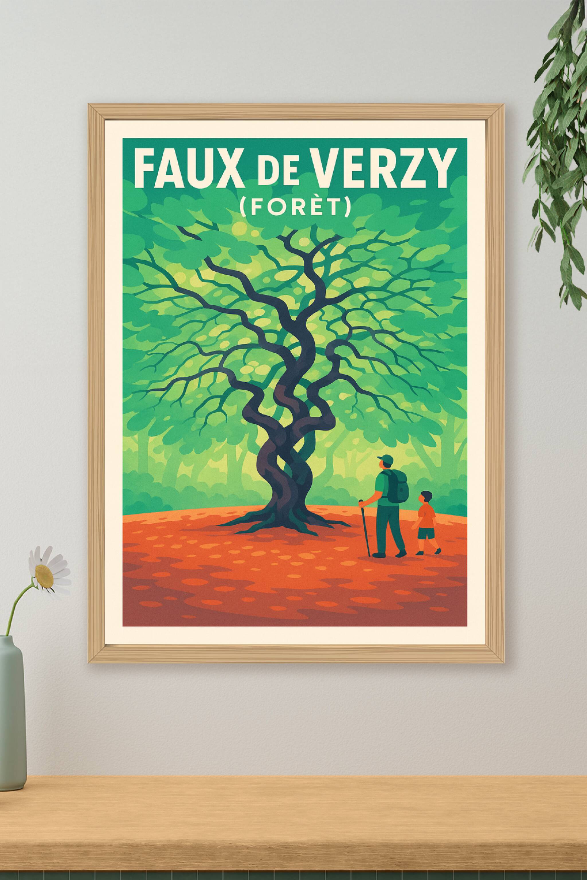 Affiche de Faux de Verzy - L'évasion mystique au cœur de la forêt