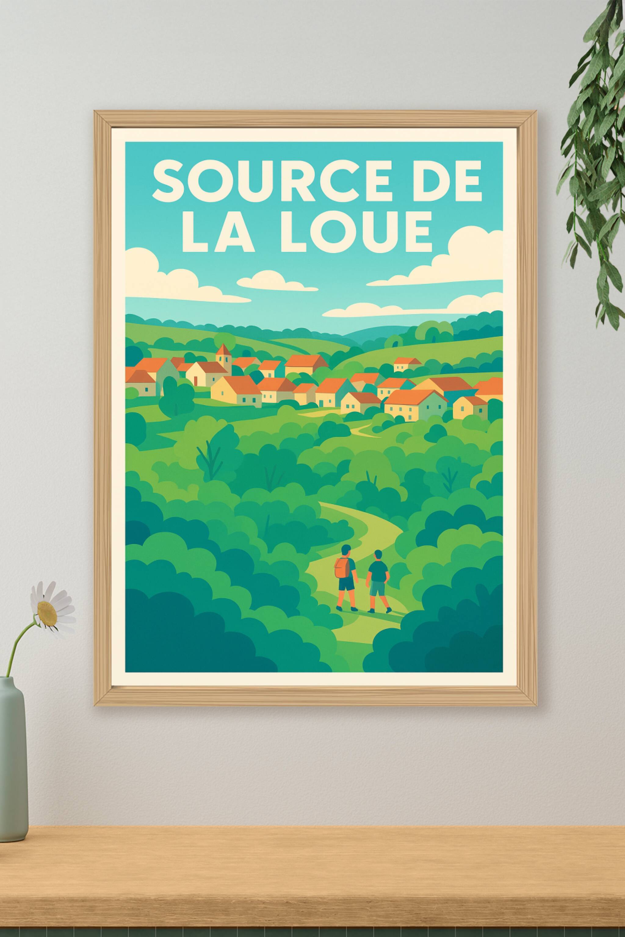Affiche de Source de la Loue - L'éclat de la nature jurassienne