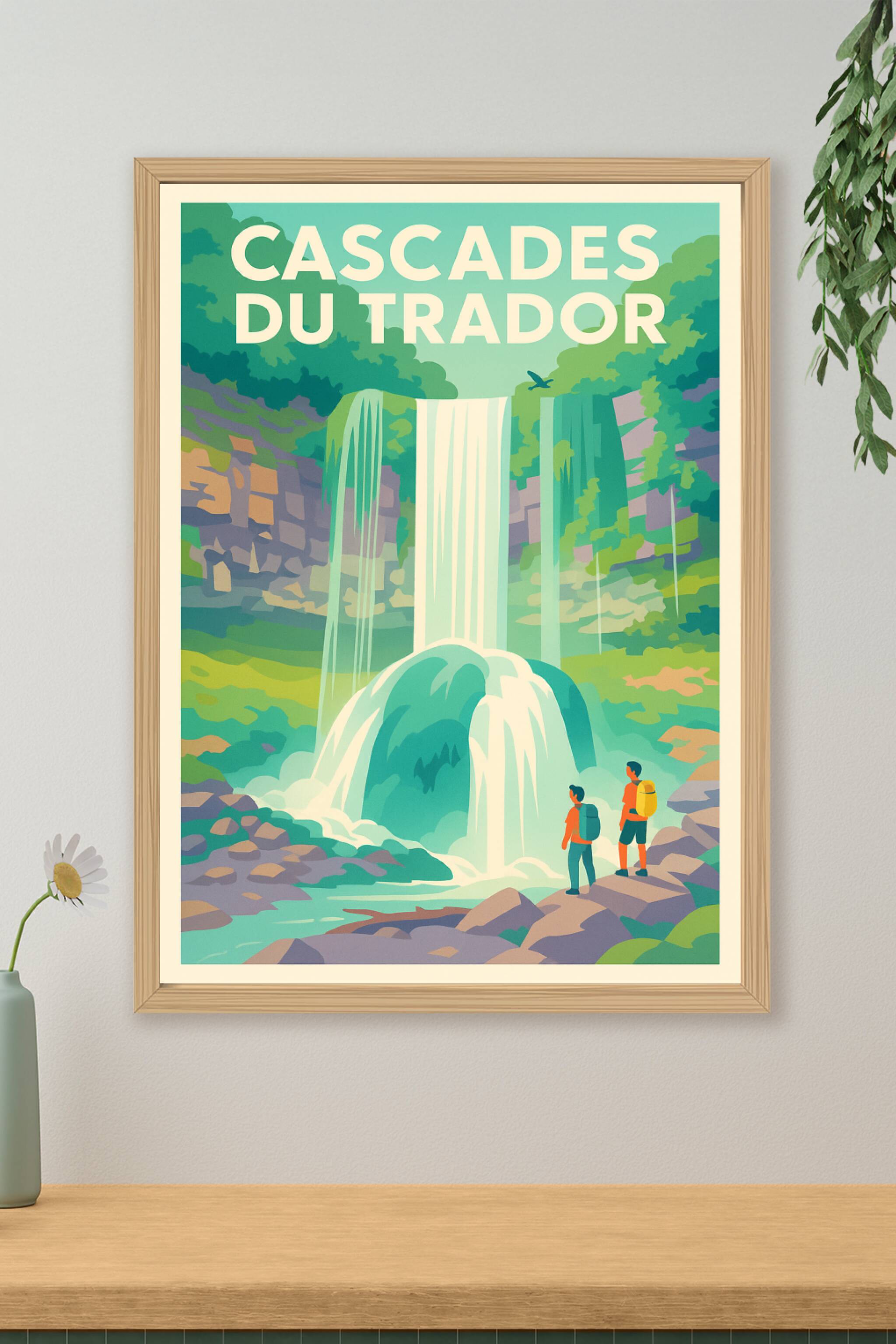 Affiche de Cascades du Trador - Évasion naturelle au cœur de l'Auvergne