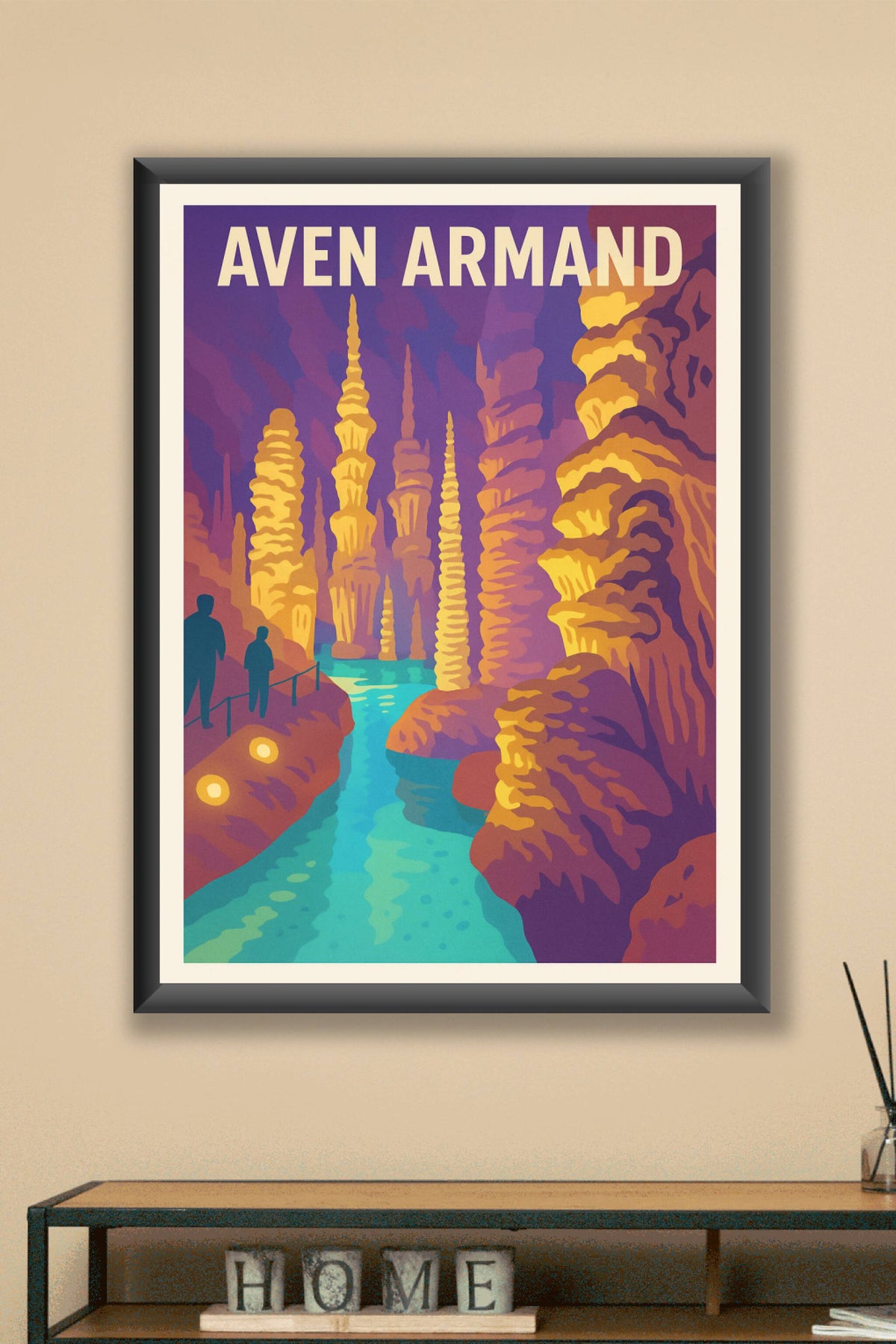 Affiche de Aven Armand - Plongez au cœur des stalagmites géantes