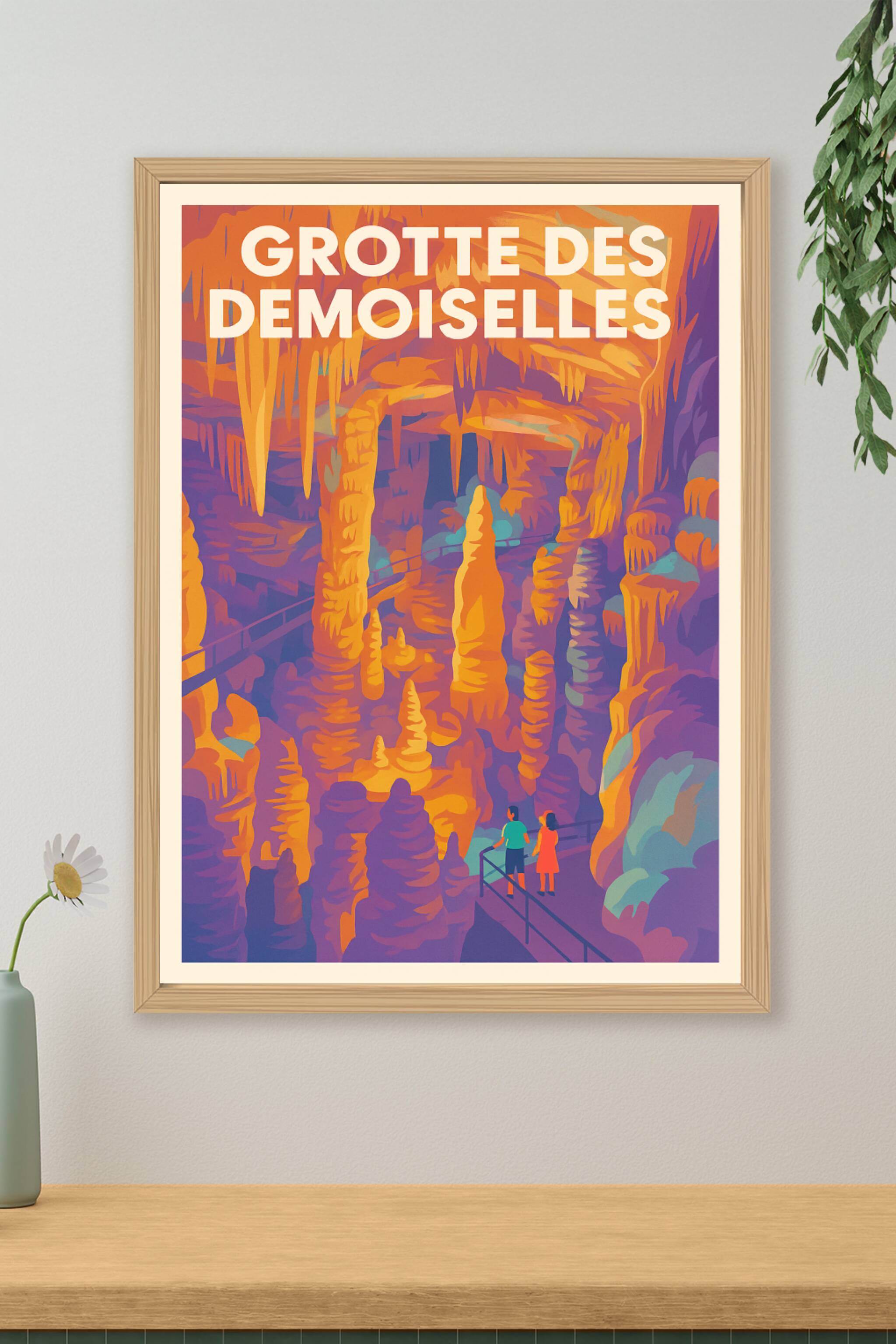 Affiche de Grotte des Demoiselles - Plongez au cœur de la Cathédrale des Abîmes