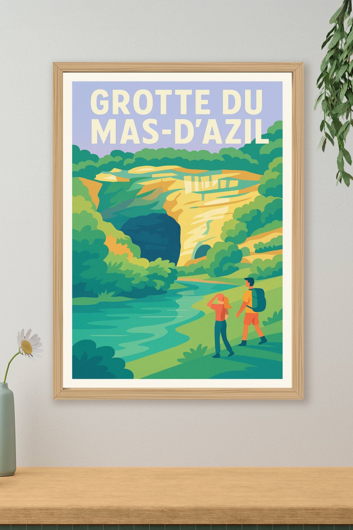 Affiche de Grotte du Mas-d'Azil - Un voyage spectaculaire au cœur de la Préhistoire