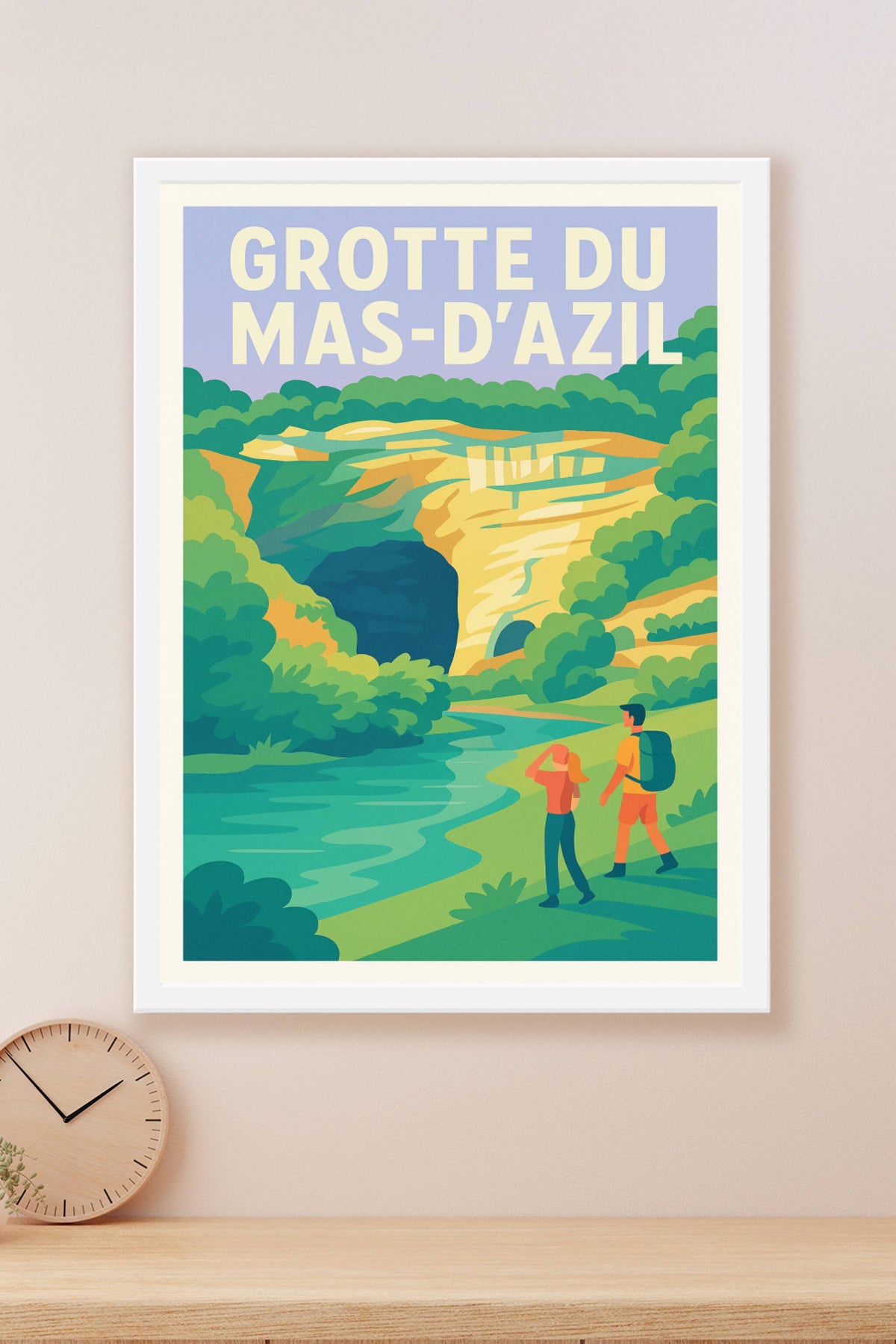 Affiche de Grotte du Mas-d'Azil - Un voyage spectaculaire au cœur de la Préhistoire