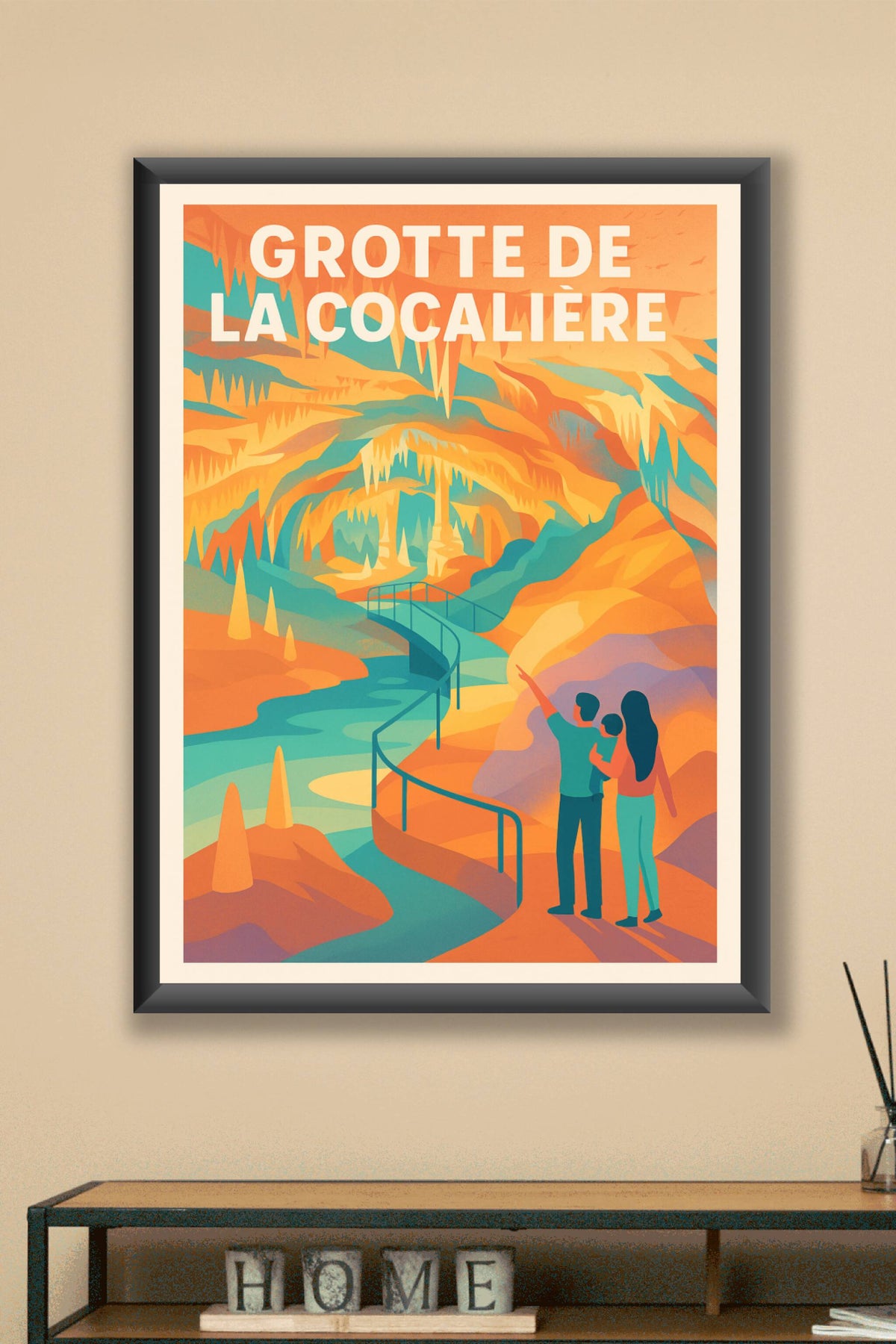 Affiche de Grotte de la Cocalière - Voyage au cœur de la terre