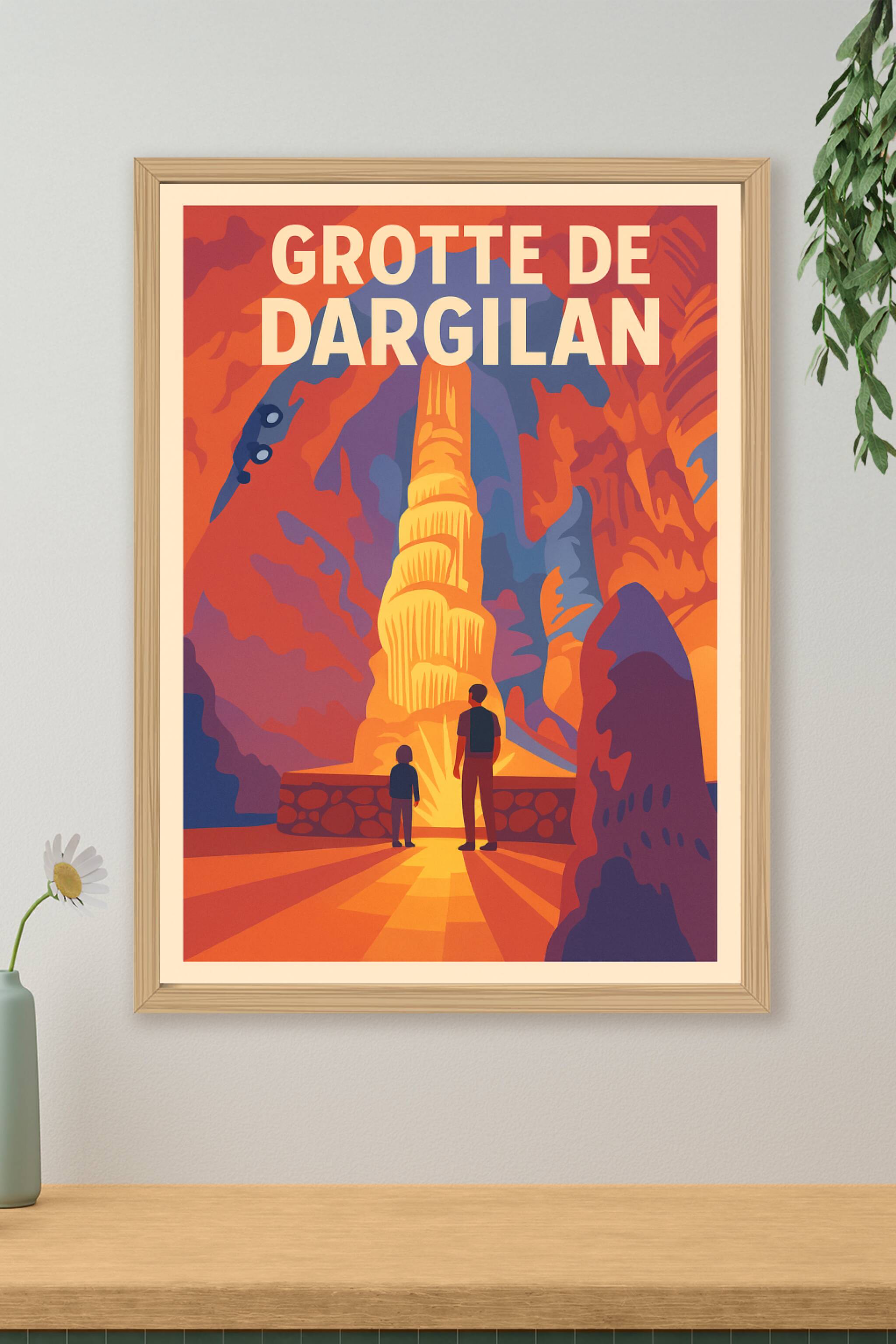 Affiche de Grotte de Dargilan - La Grotte Rose des Causses