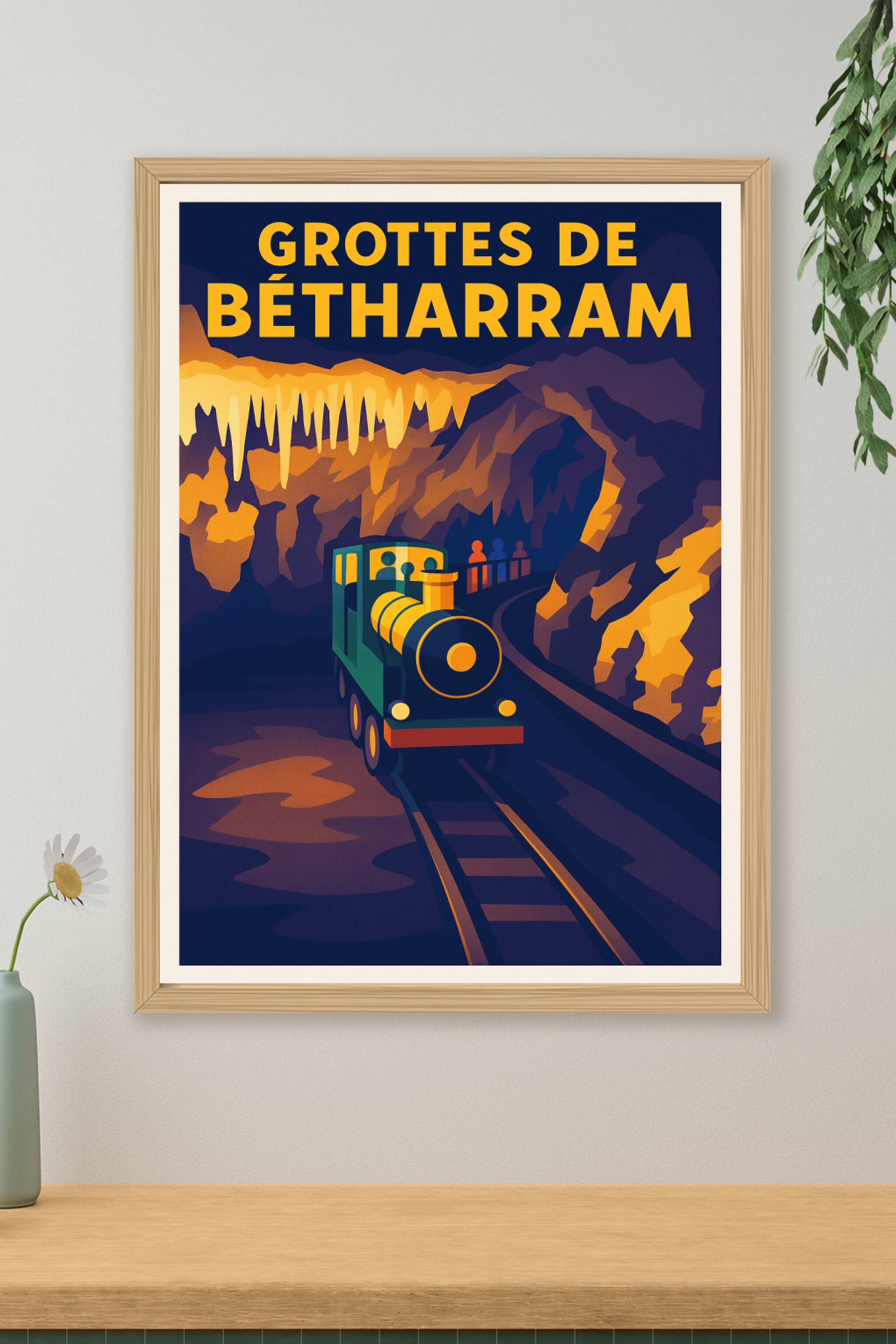 Affiche de Grottes de Bétharram - Un voyage souterrain féerique