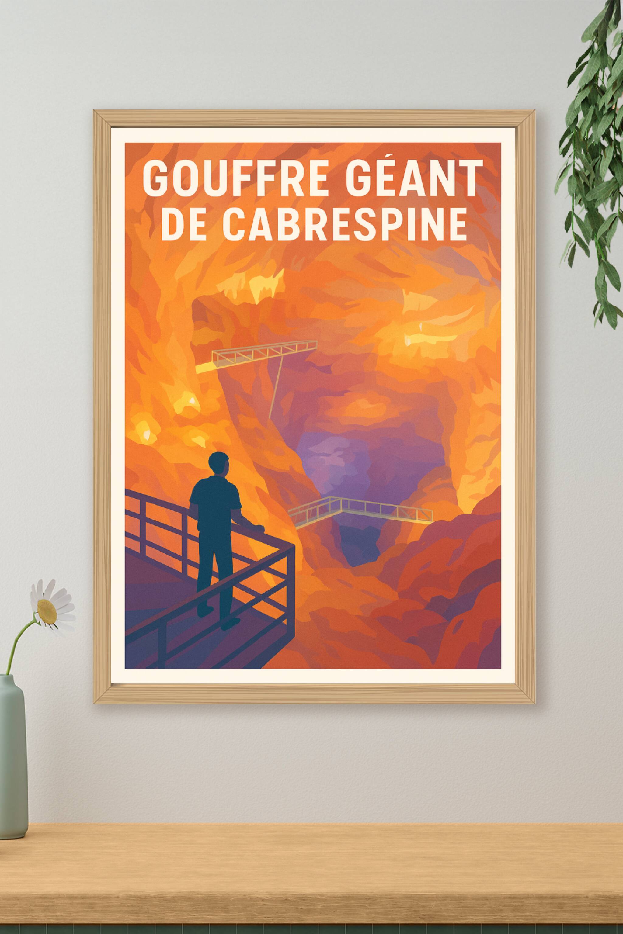 Affiche de Gouffre Géant de Cabrespine - Un voyage vertigineux au centre de la Terre