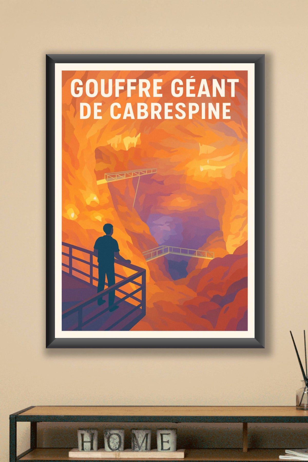 Affiche de Gouffre Géant de Cabrespine - Un voyage vertigineux au centre de la Terre