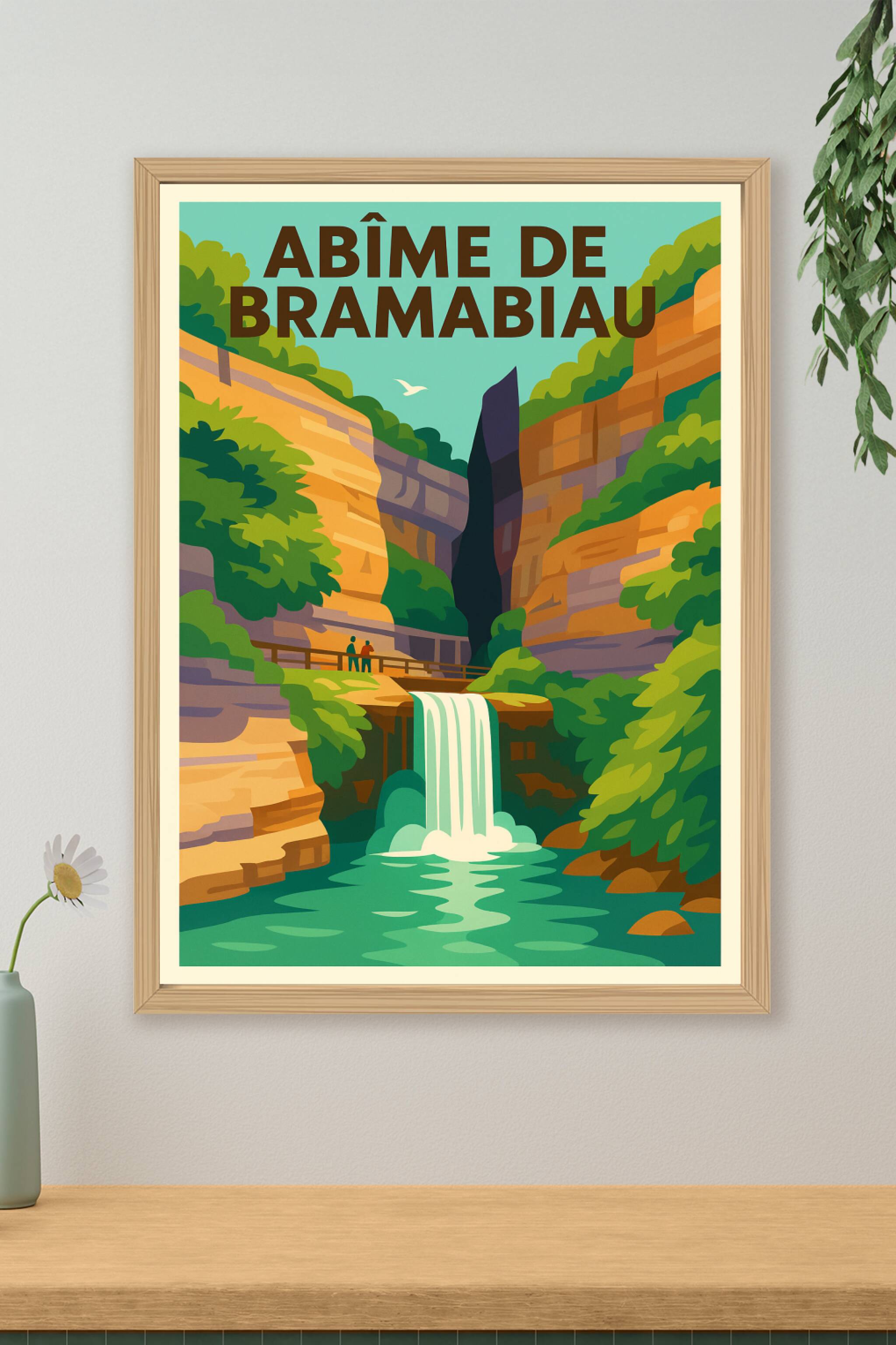 Affiche de Abîme de Bramabiau - L'éclat sauvage du Gard