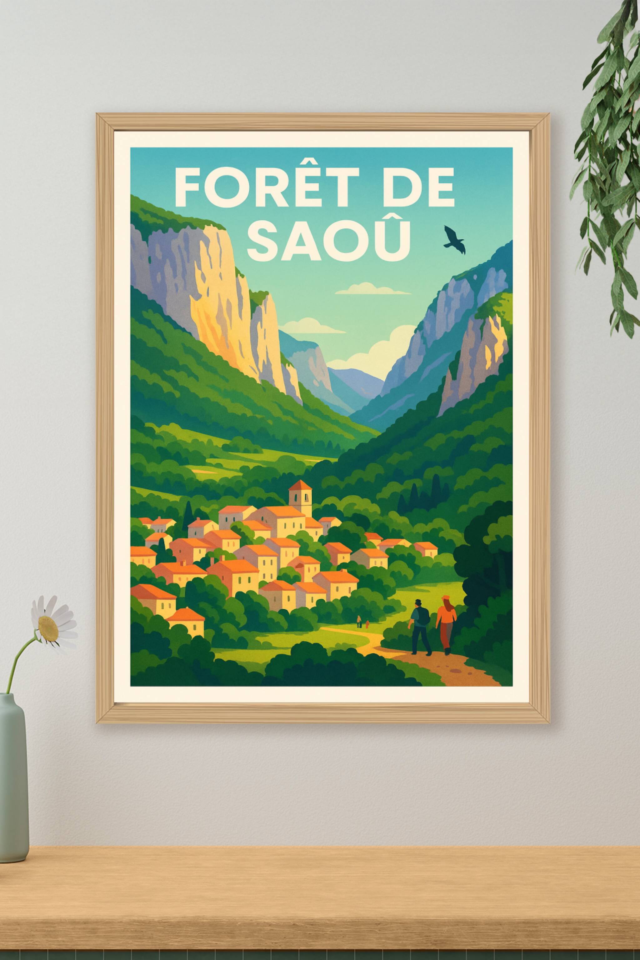 Affiche de Forêt de Saoû - L'éclat sauvage du synclinal perché