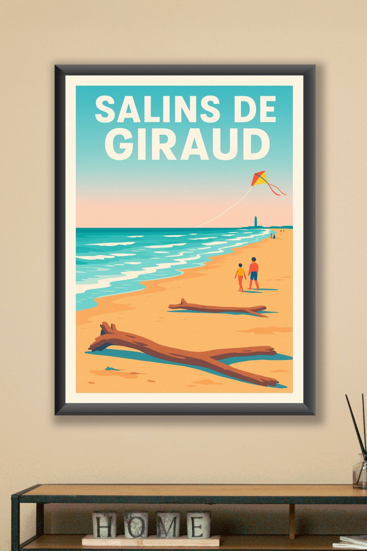 Affiche de Salins de Giraud - L'esprit sauvage de la Camargue