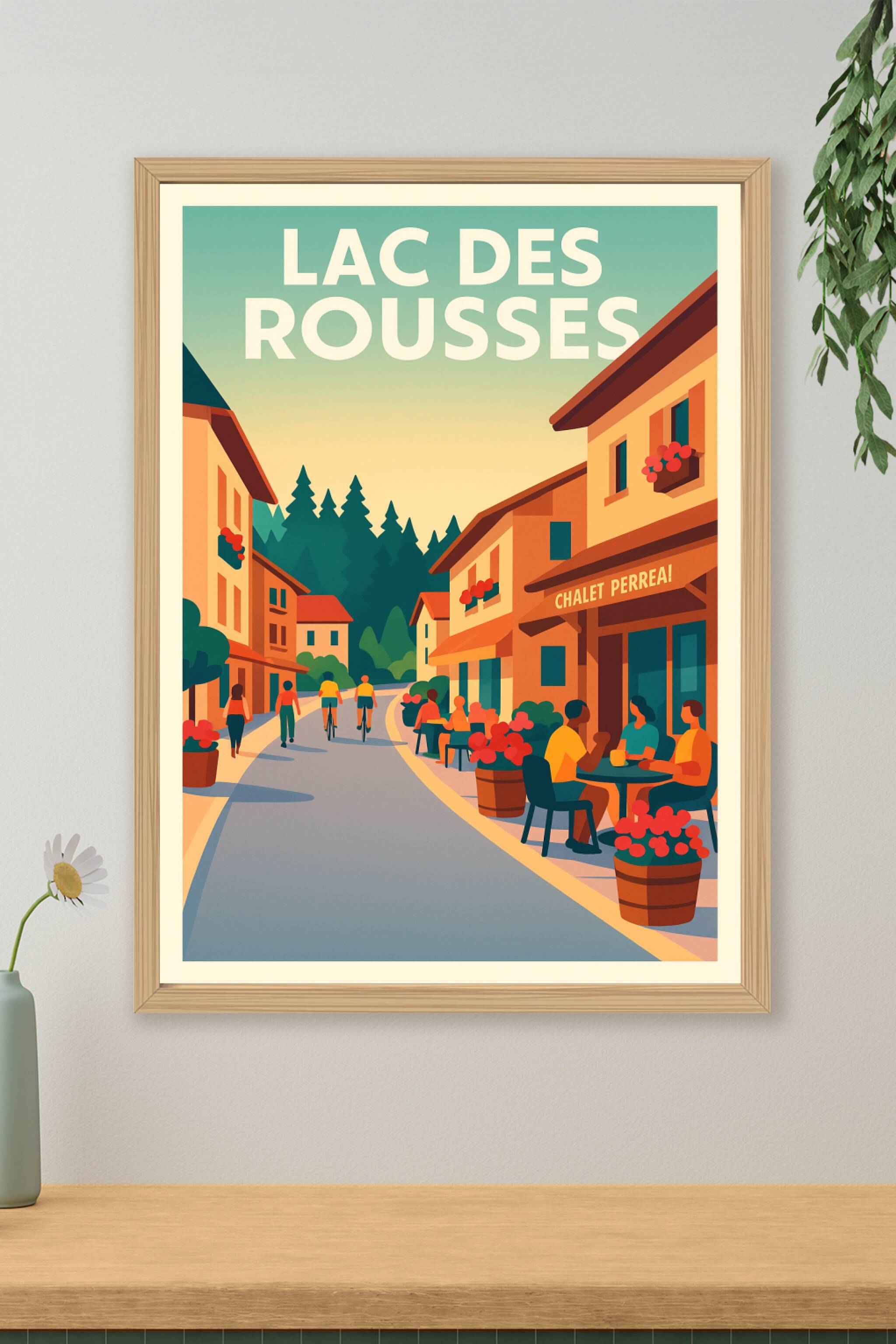 Affiche de Lac des Rousses - Charme et douceur de vivre dans le Jura