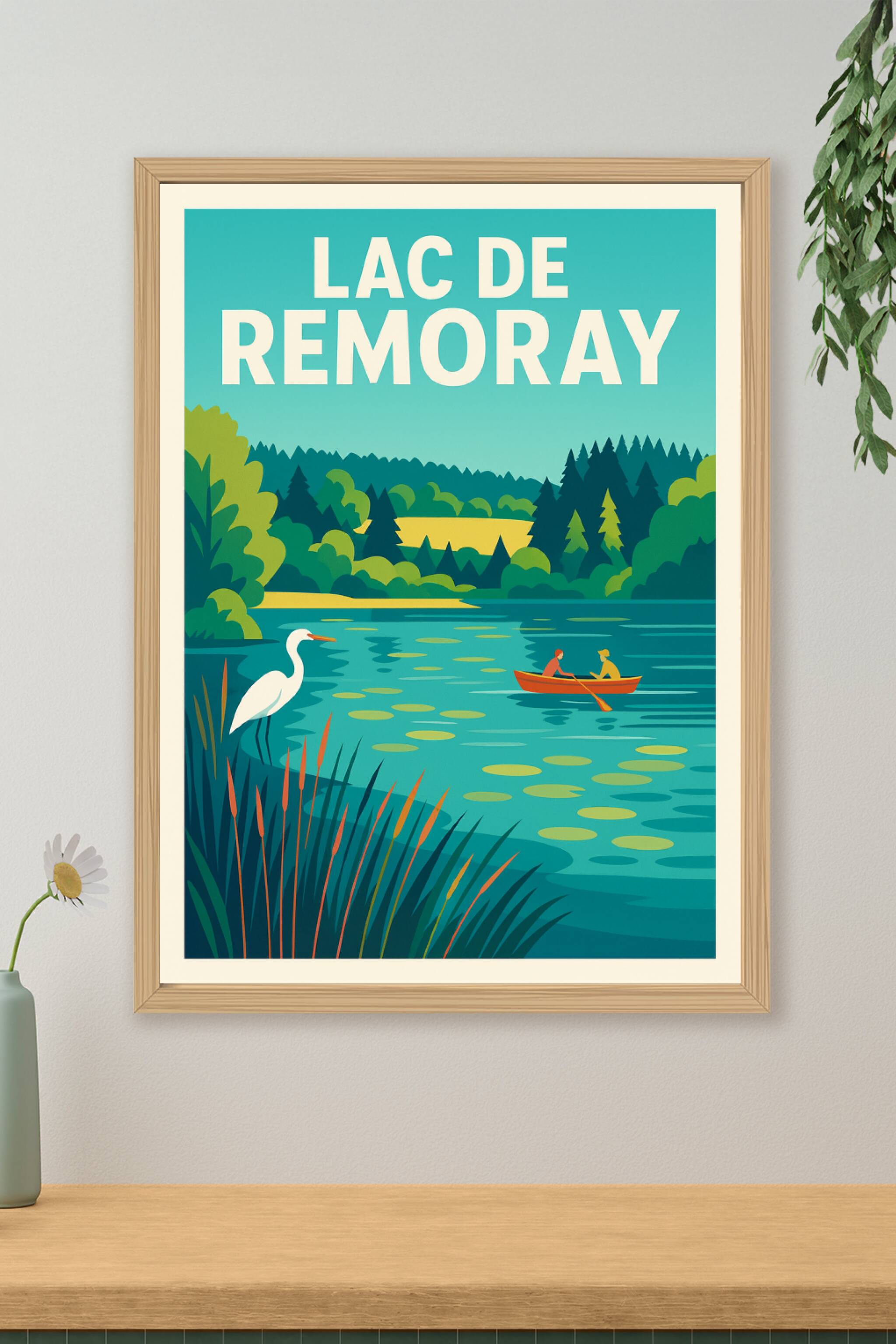 Affiche de Lac de Remoray - Évasion sauvage au cœur du Doubs