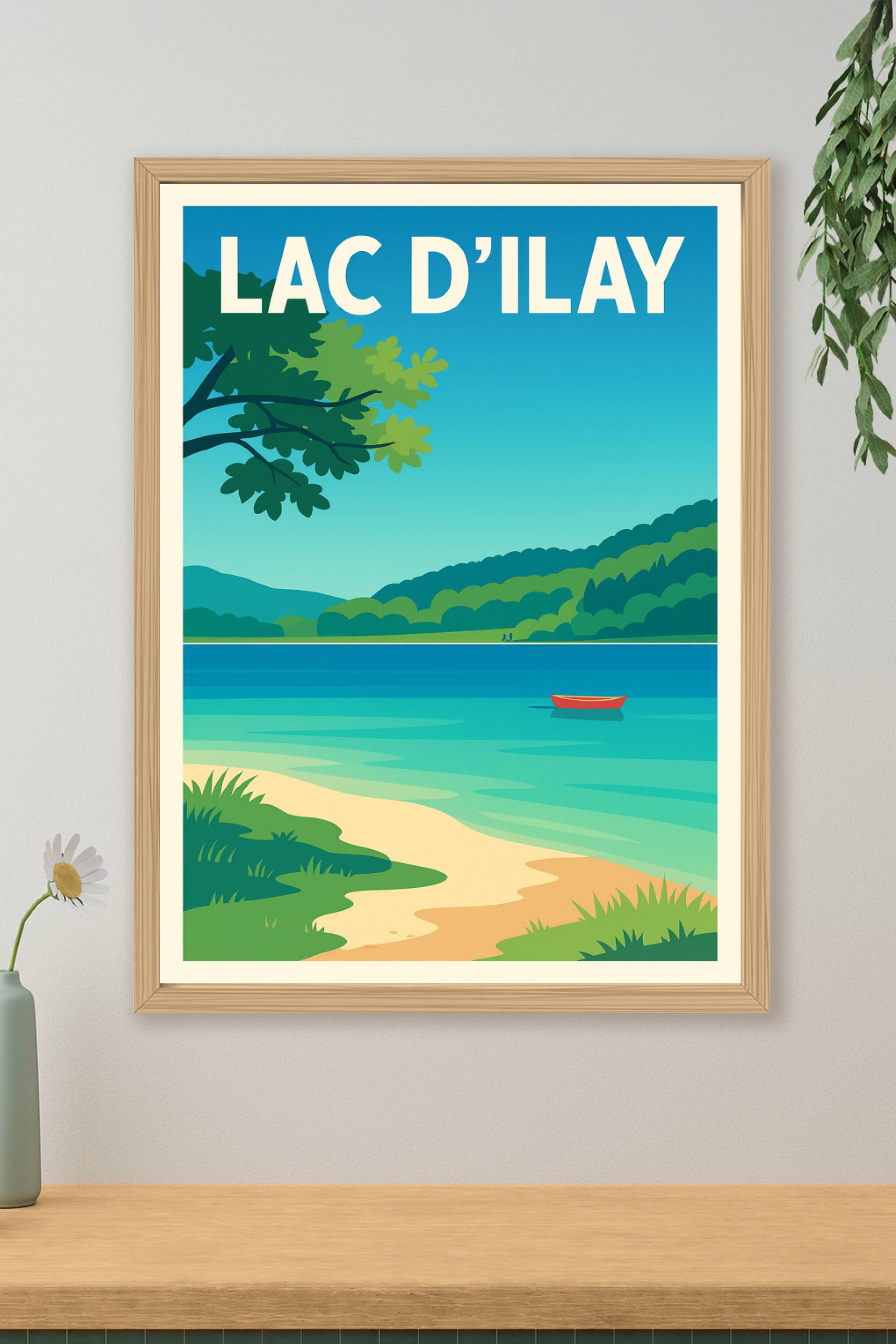 Affiche de Lac d'Ilay - Évasion sauvage au cœur du Jura