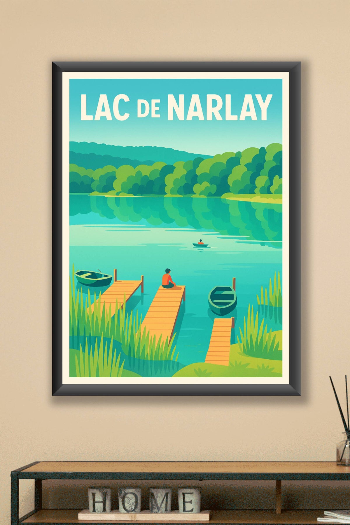 Affiche de Lac de Narlay - La perle turquoise du Jura