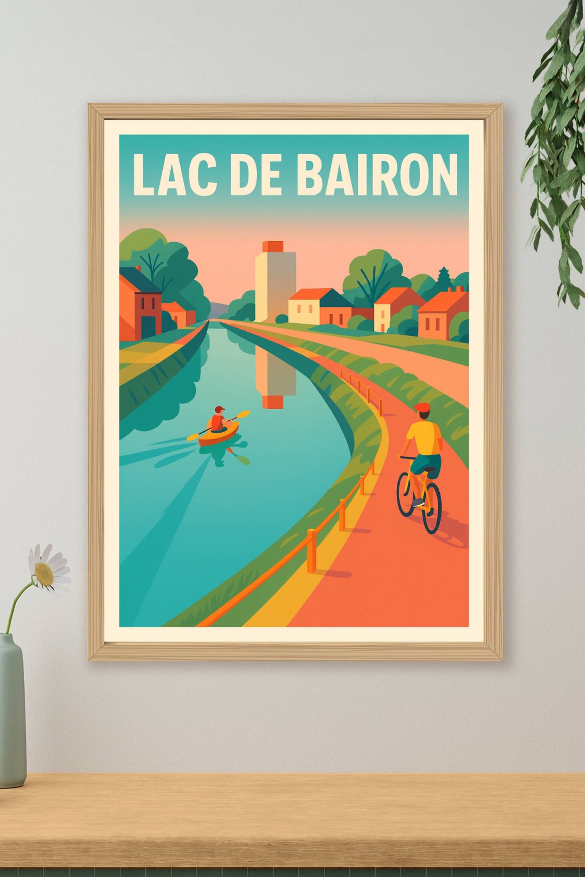 Affiche de Lac de Bairon - Évasion bucolique au cœur des Ardennes