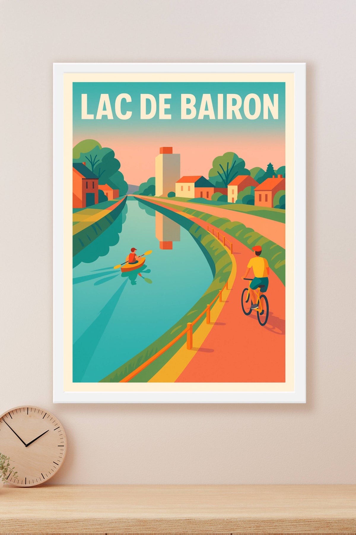 Affiche de Lac de Bairon - Évasion bucolique au cœur des Ardennes