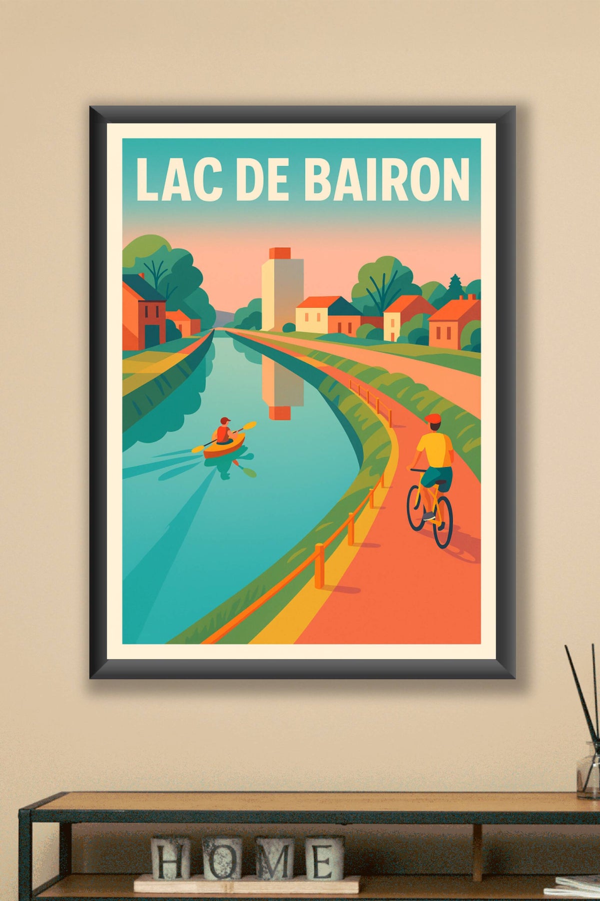 Affiche de Lac de Bairon - Évasion bucolique au cœur des Ardennes