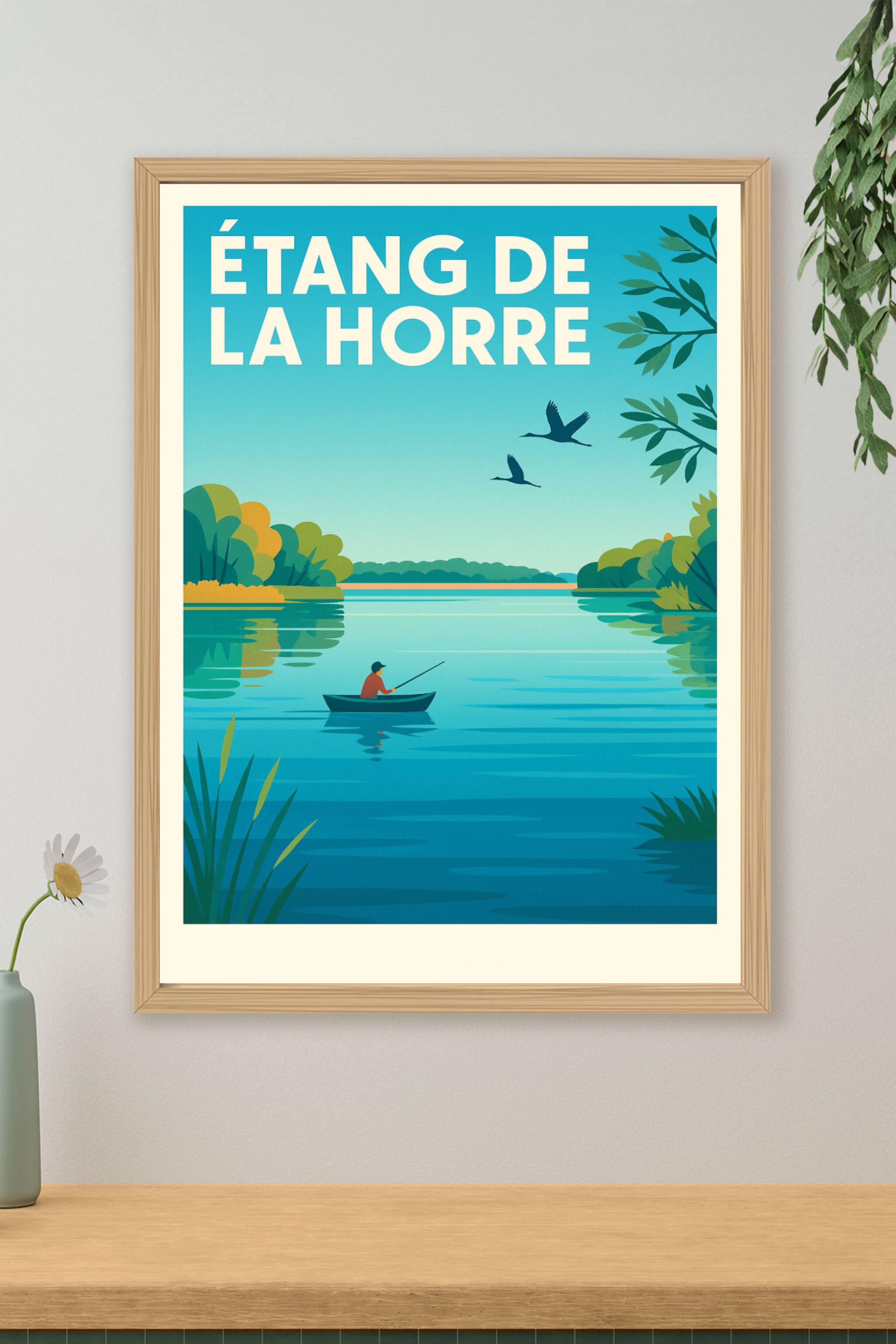 Affiche de Étang de la Horre - Une parenthèse de sérénité au cœur de la nature