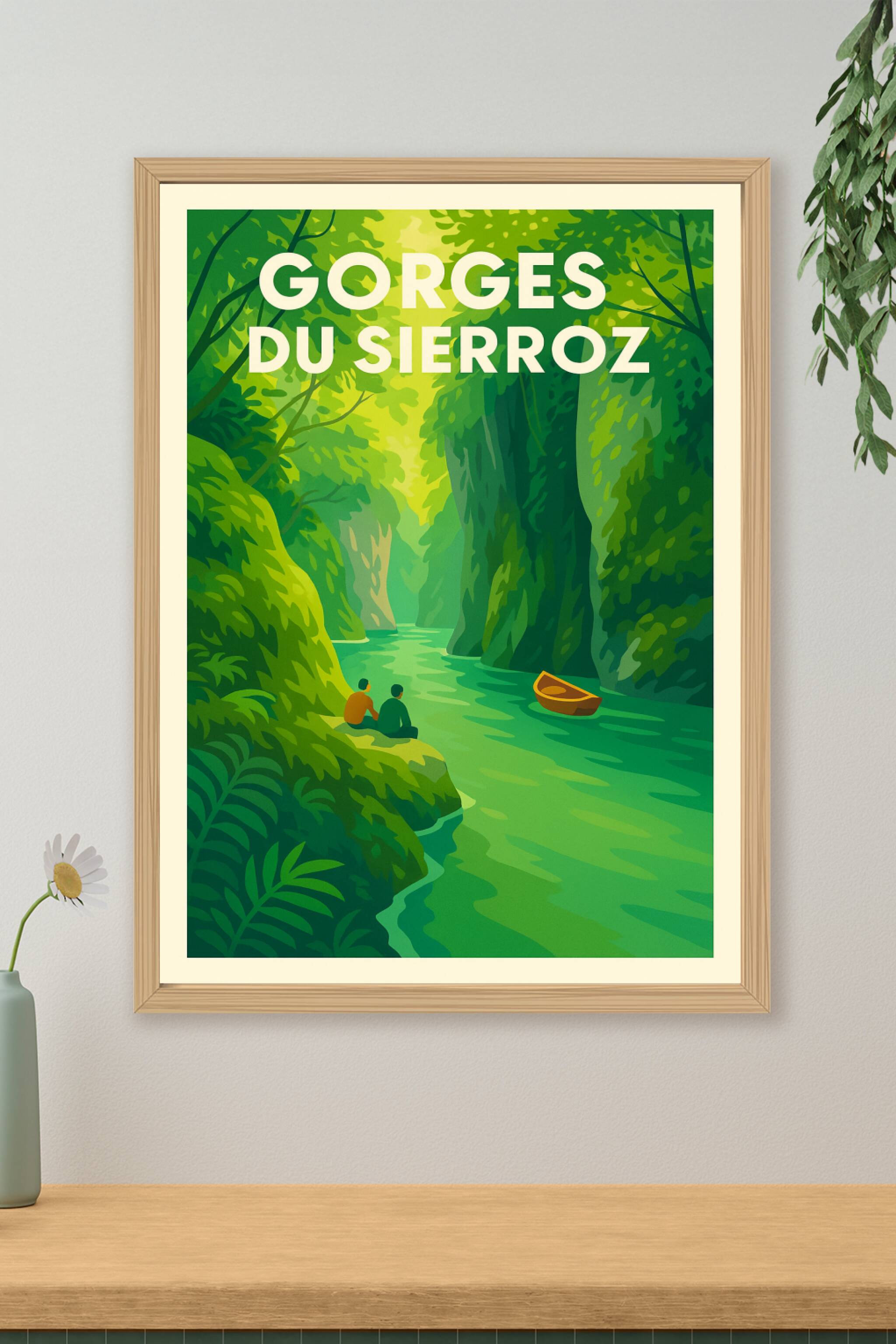 Affiche de Gorges du Sierroz - Une parenthèse de nature sauvage