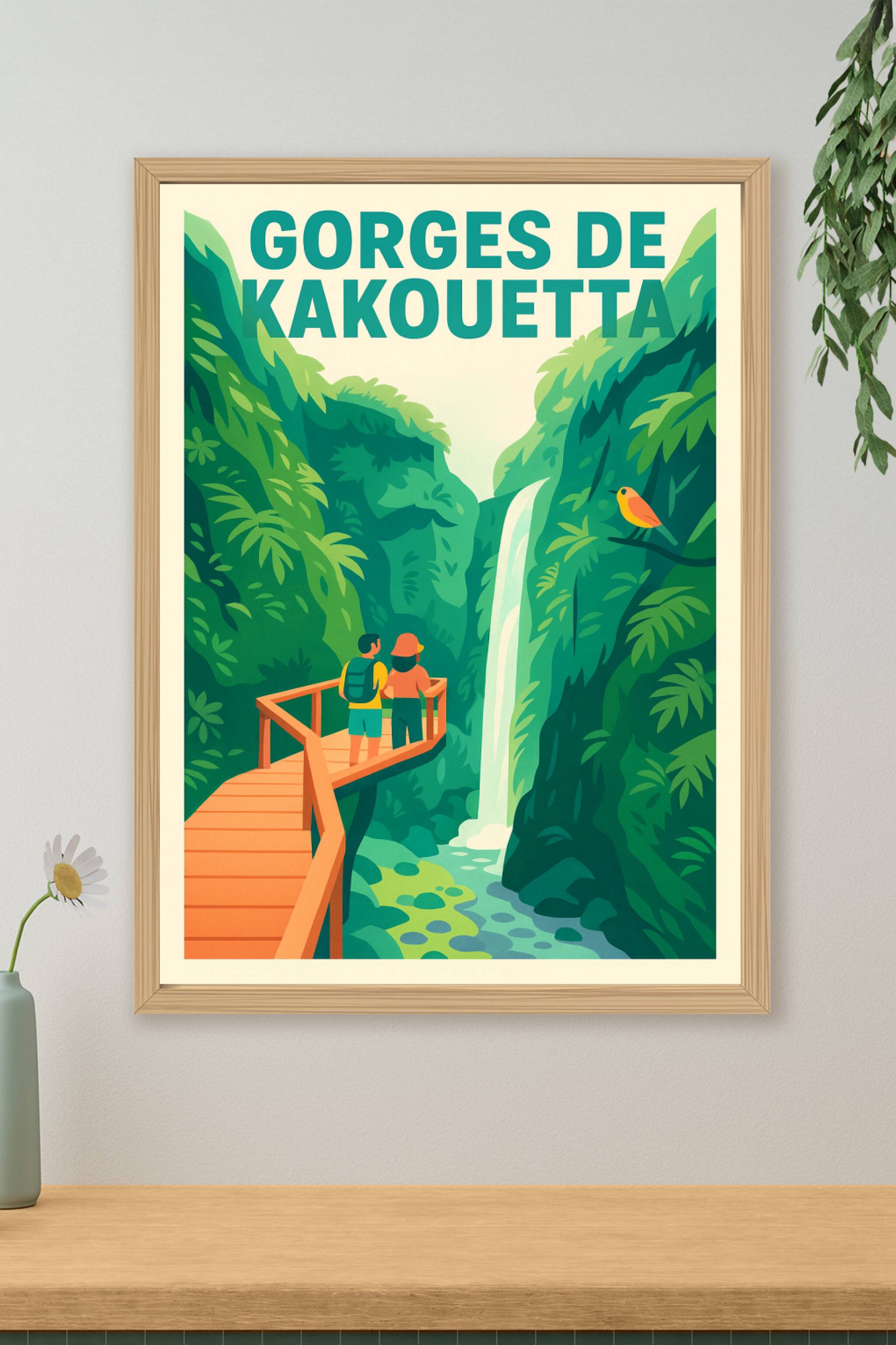 Affiche de Gorges de Kakouetta - Une immersion sauvage au cœur du Pays Basque