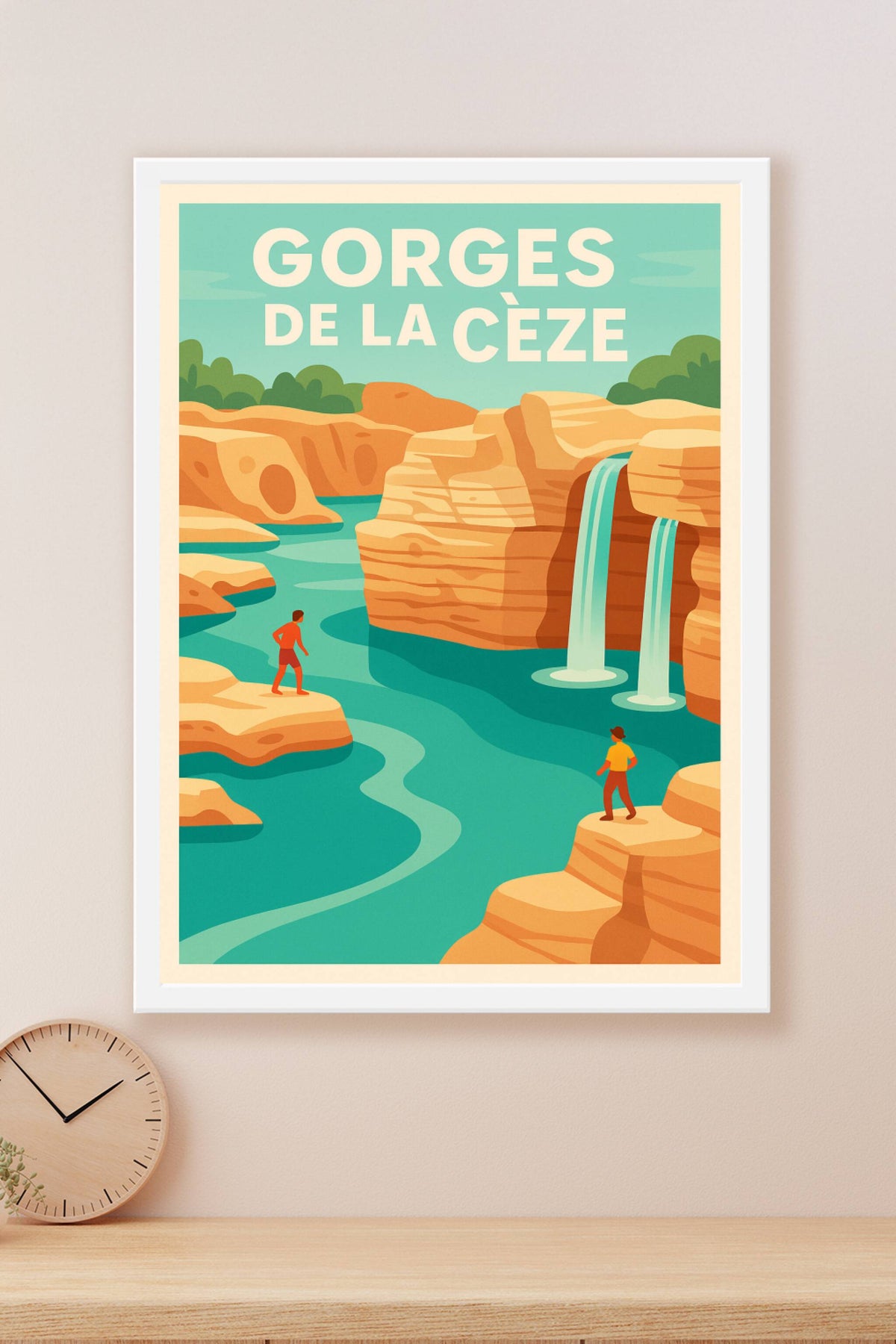 Affiche de Gorges de la Cèze - Évasion sauvage au cœur des cascades