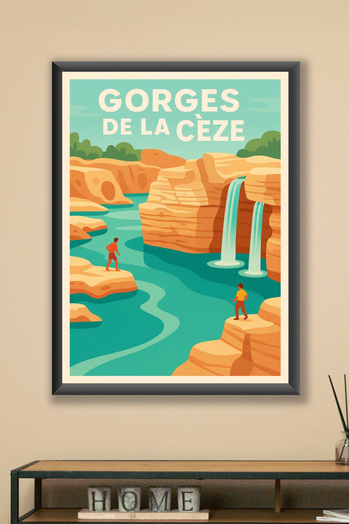 Affiche de Gorges de la Cèze - Évasion sauvage au cœur des cascades