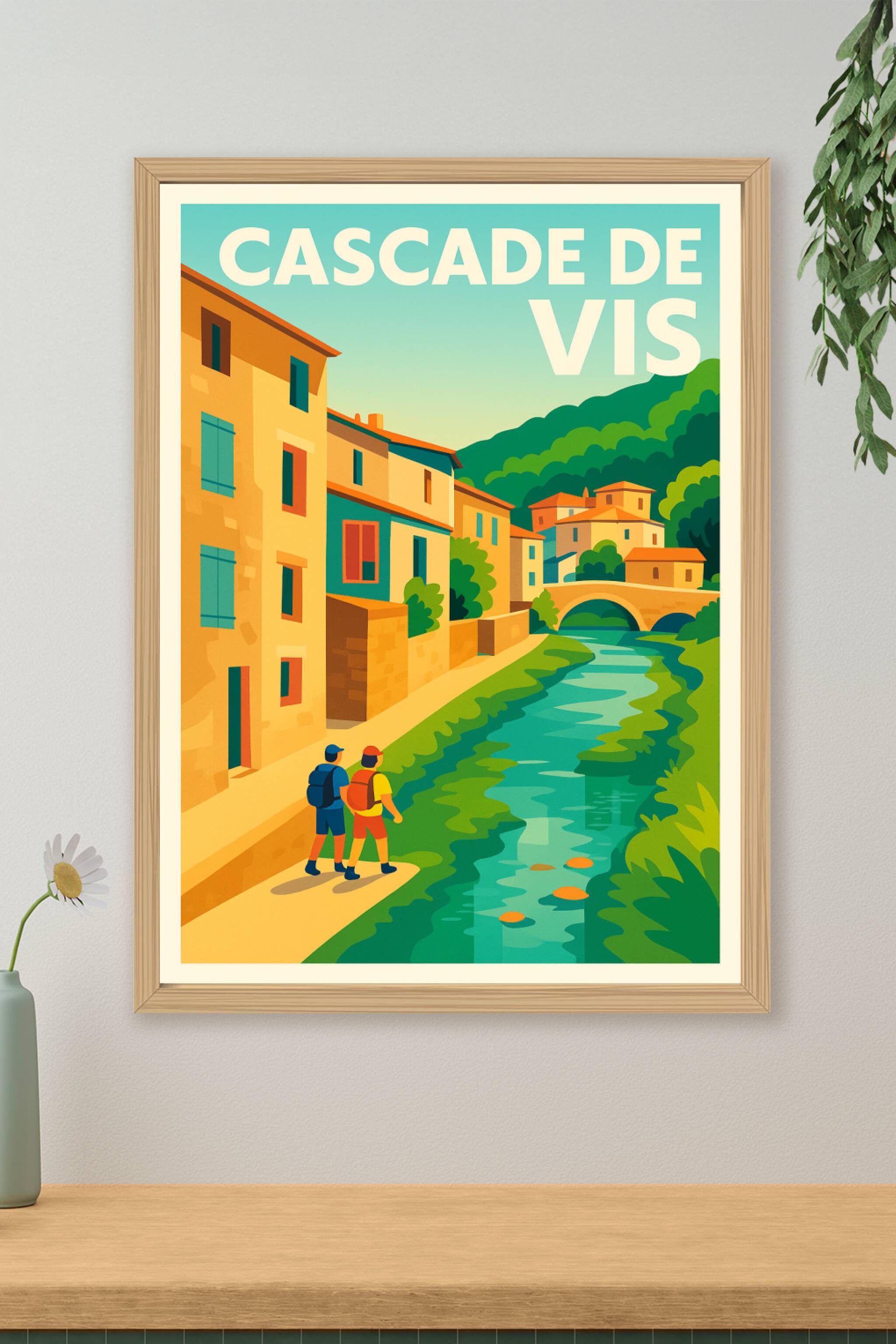 Affiche de Cascade de la Vis - Évasion au cœur de la nature occitane
