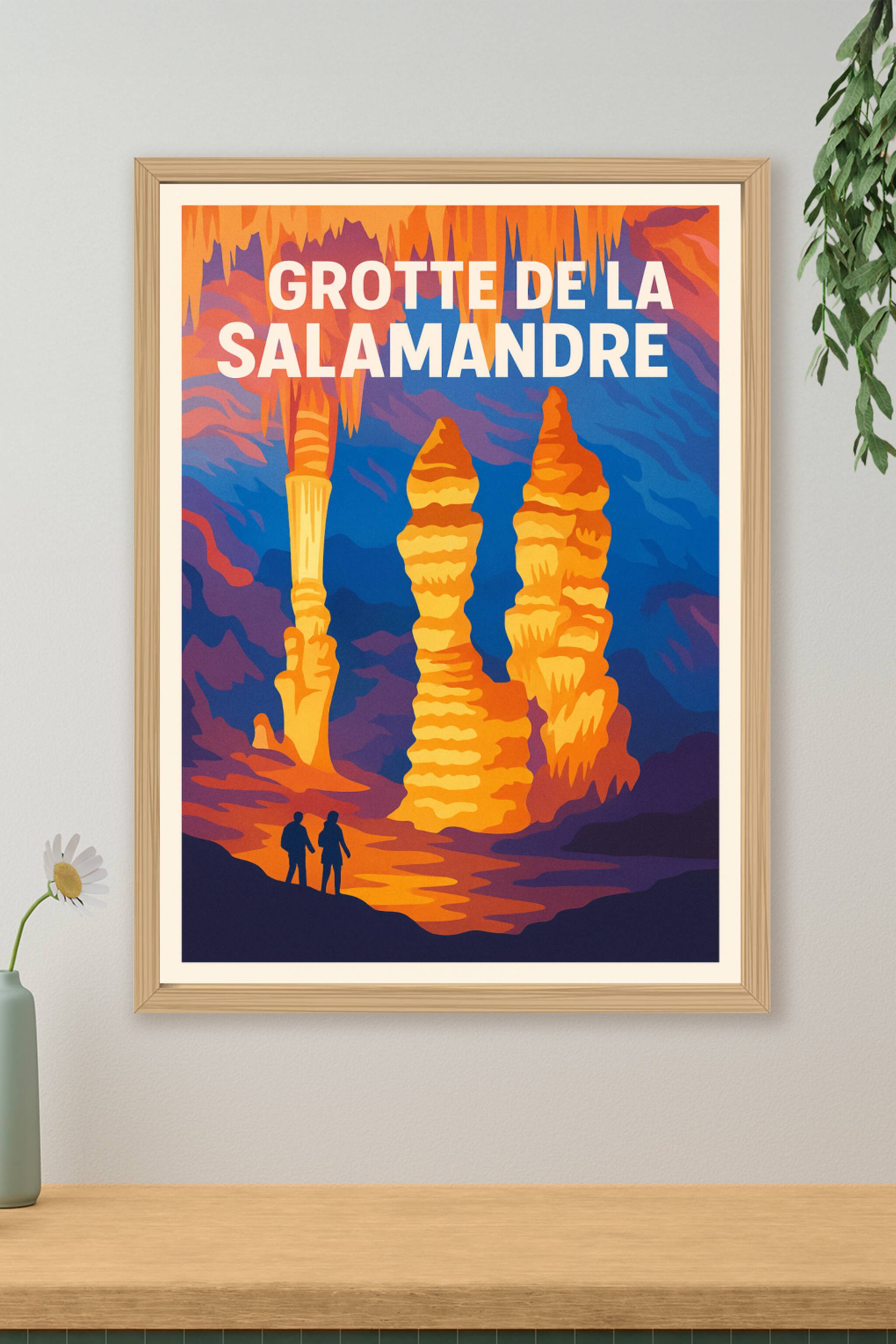 Affiche de Grotte de la Salamandre - Plongez au cœur d'un royaume de cristal