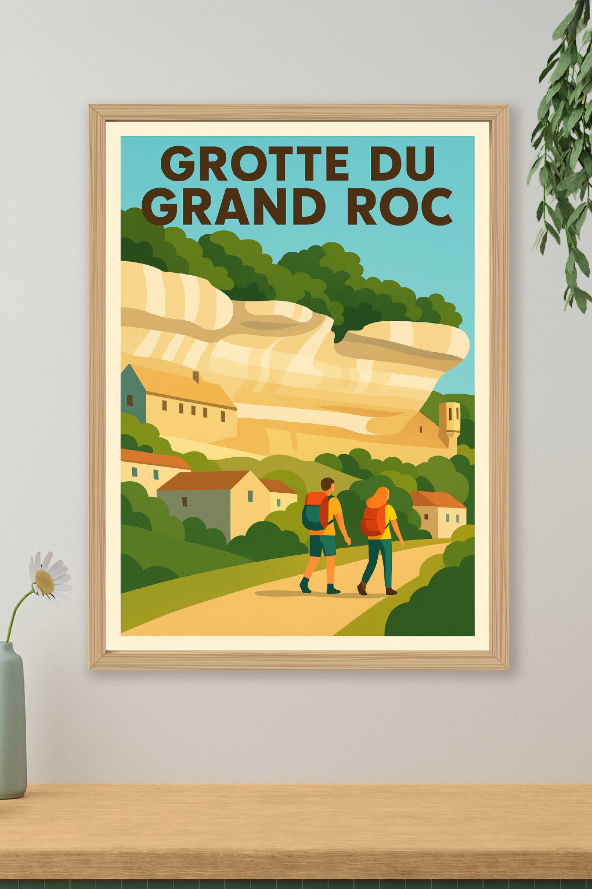 Affiche de Grotte du Grand Roc - Explorez les merveilles du Périgord