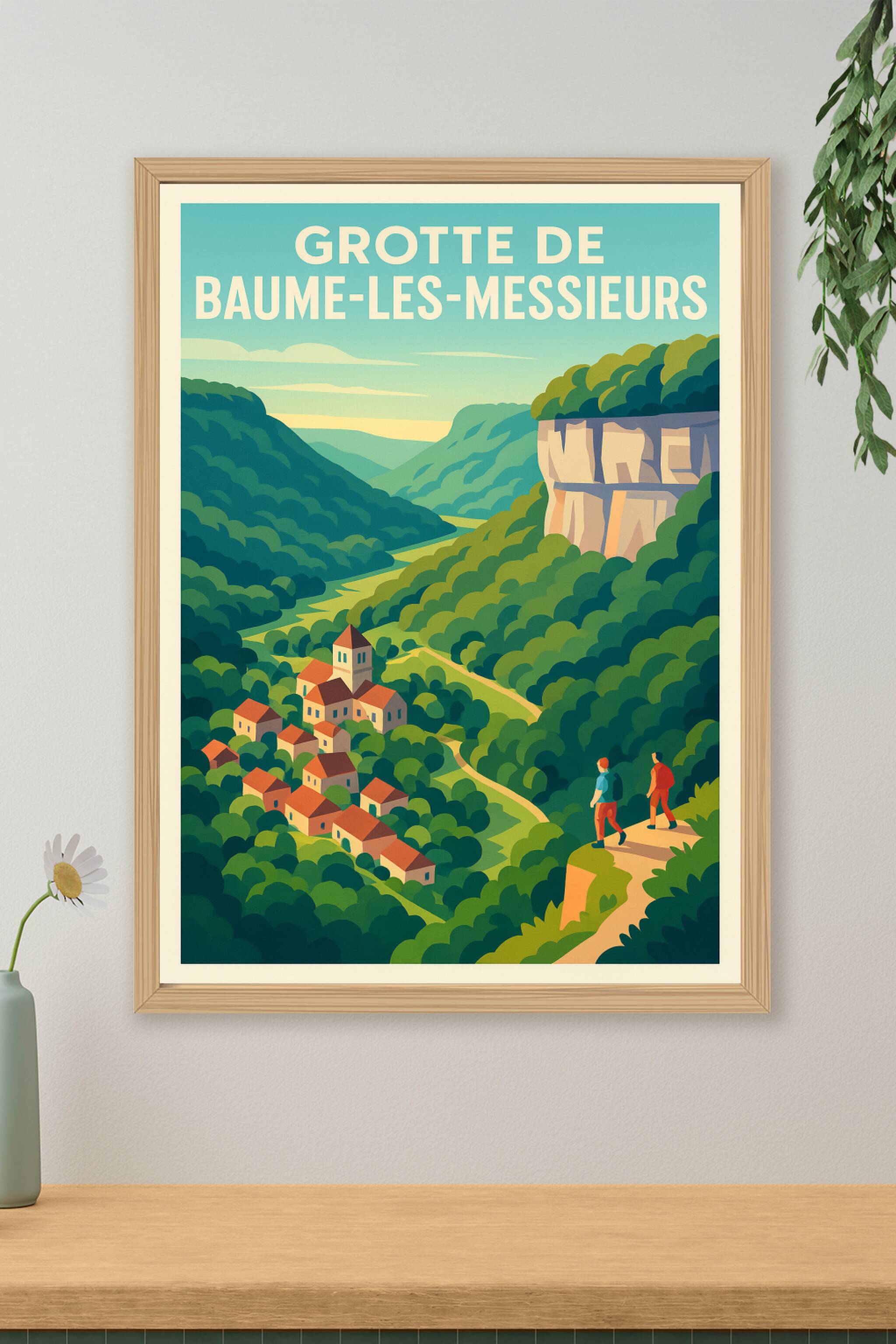 Affiche de Baume-les-Messieurs - L'éclat majestueux du Jura